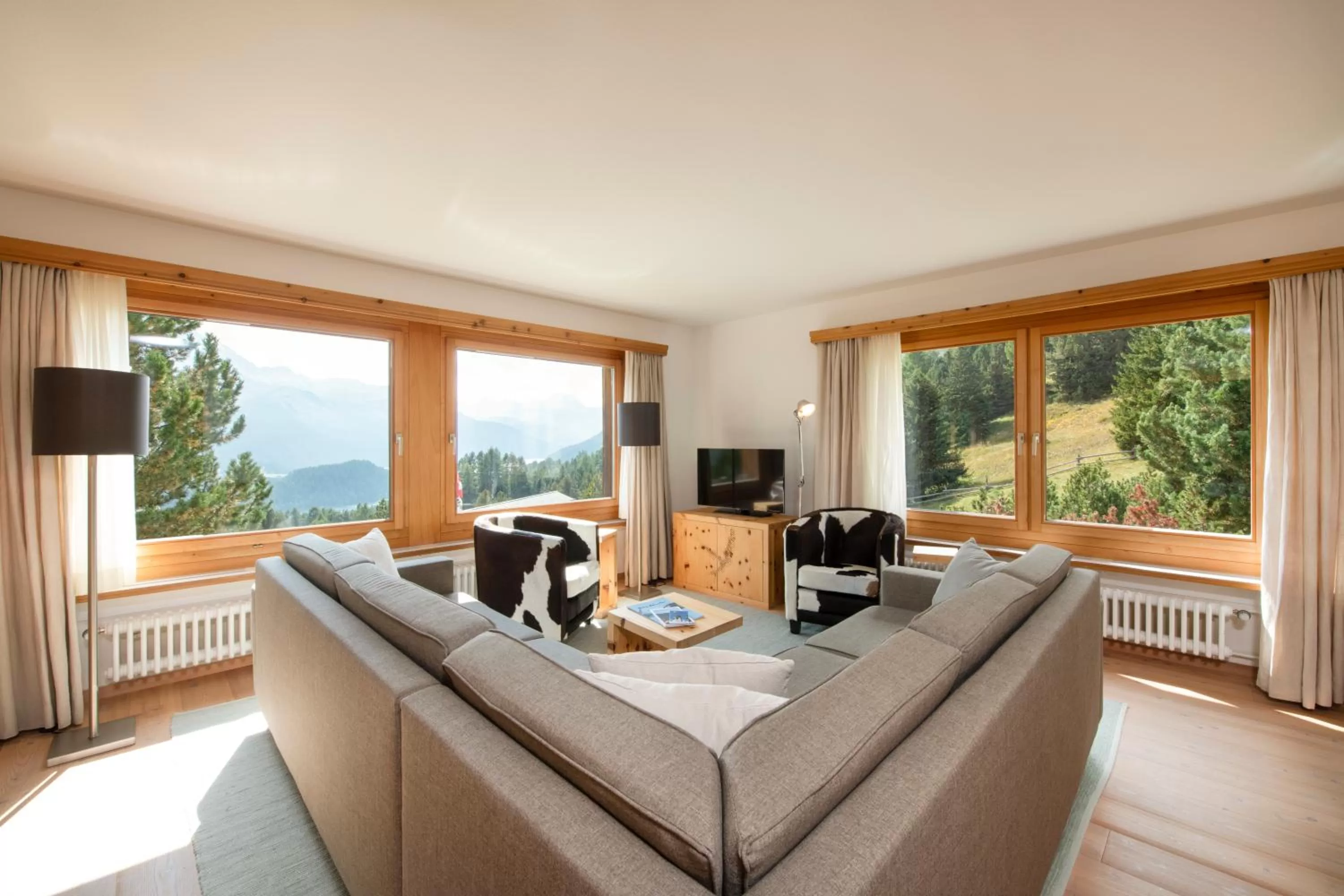 Living room in Berghotel Randolins