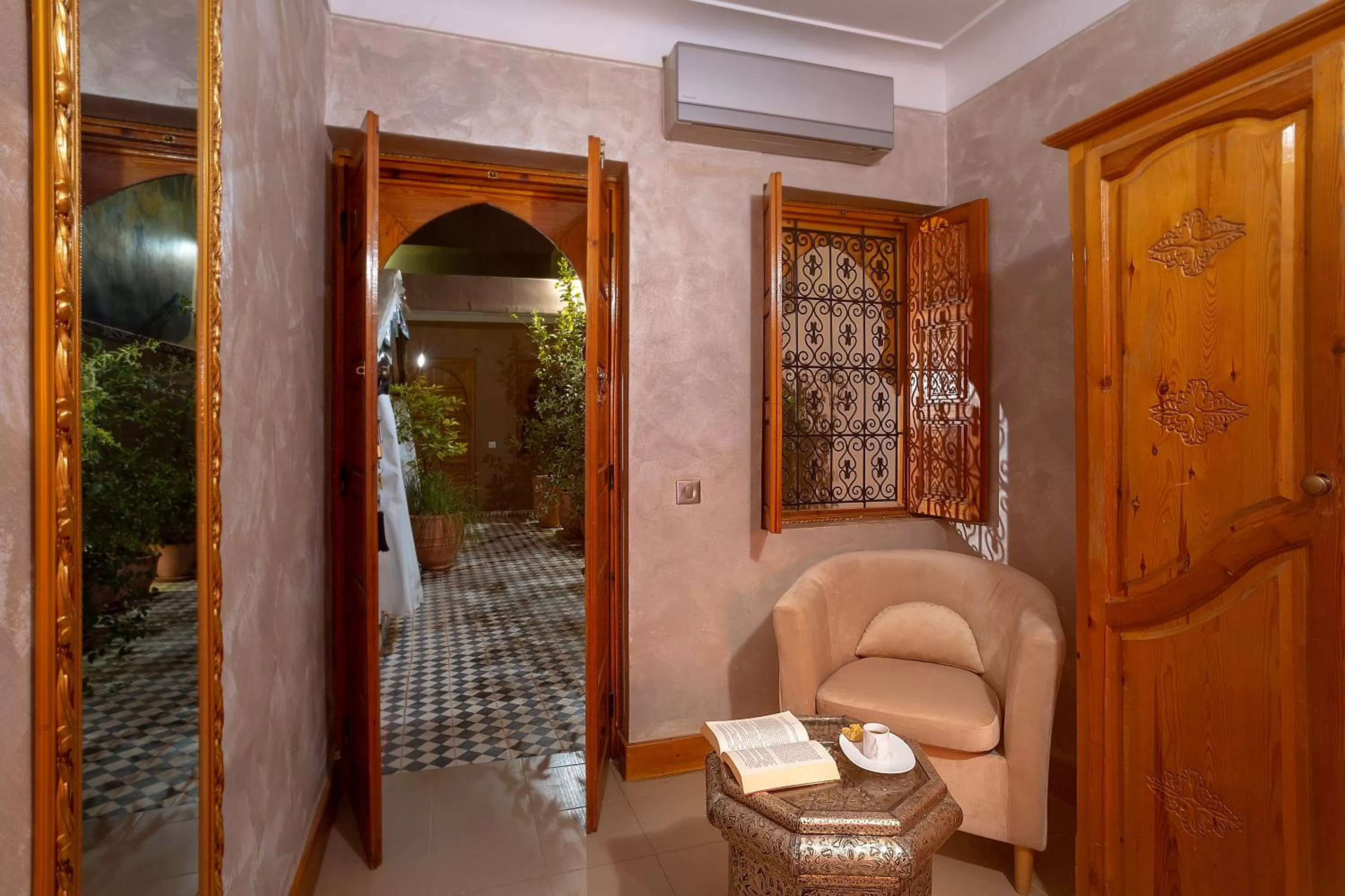 Seating area in Riad Rodaina & SPA
