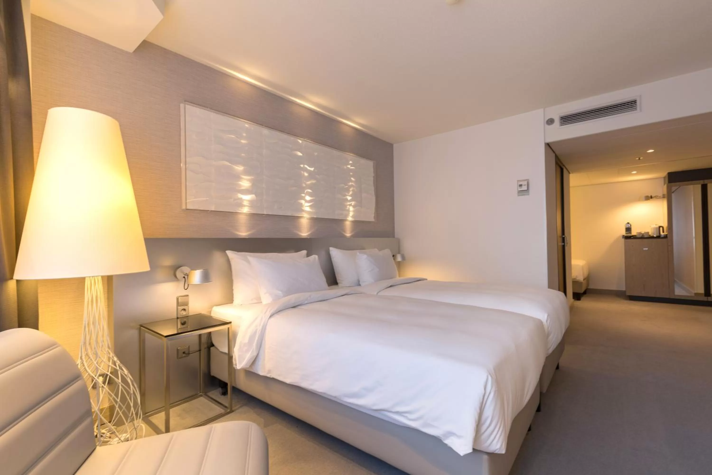 Bed in Radisson Blu Hotel, Amsterdam City Center