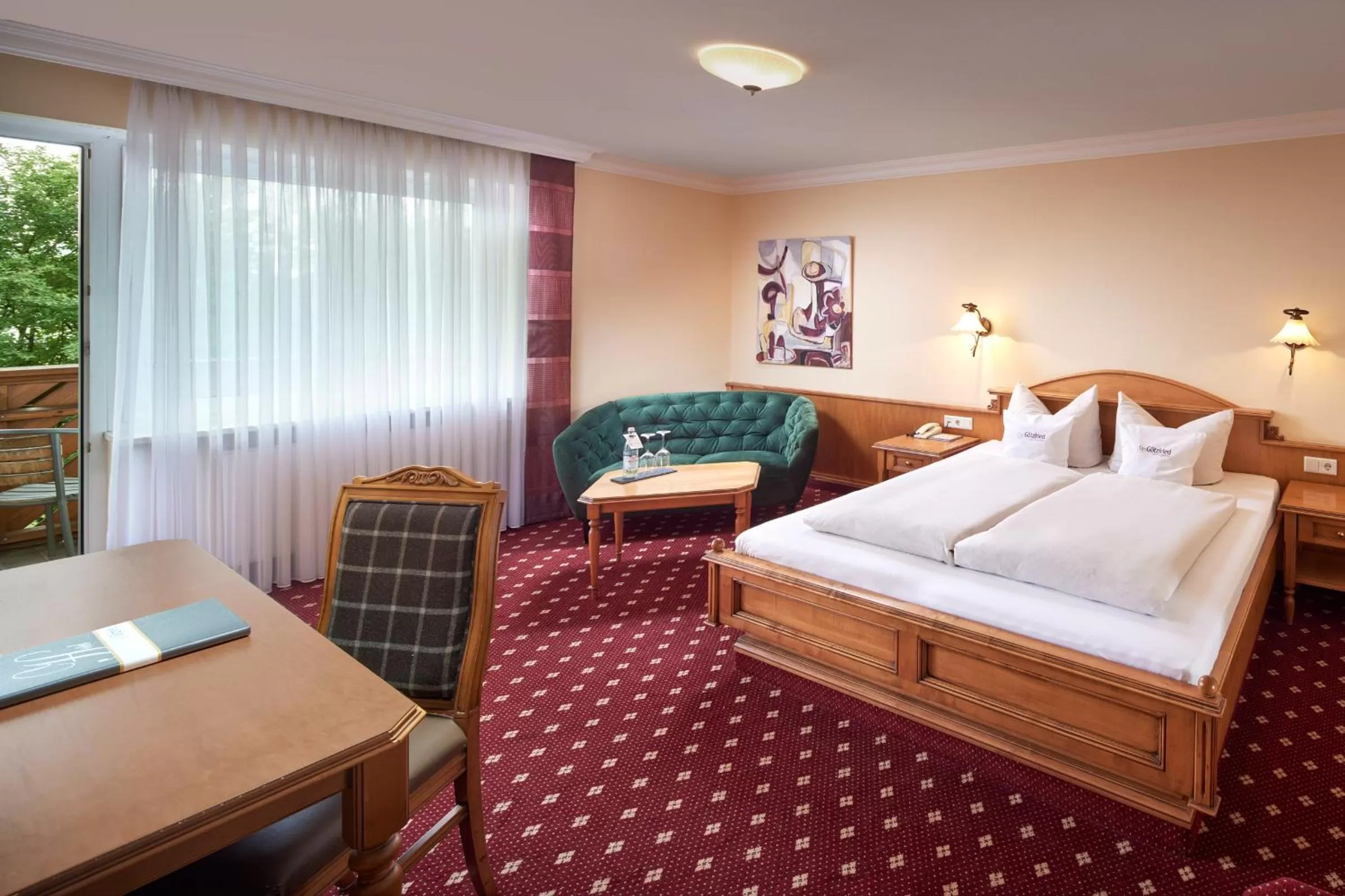 Photo of the whole room, Bed in Garden & SPA Hotel Das Götzfried
