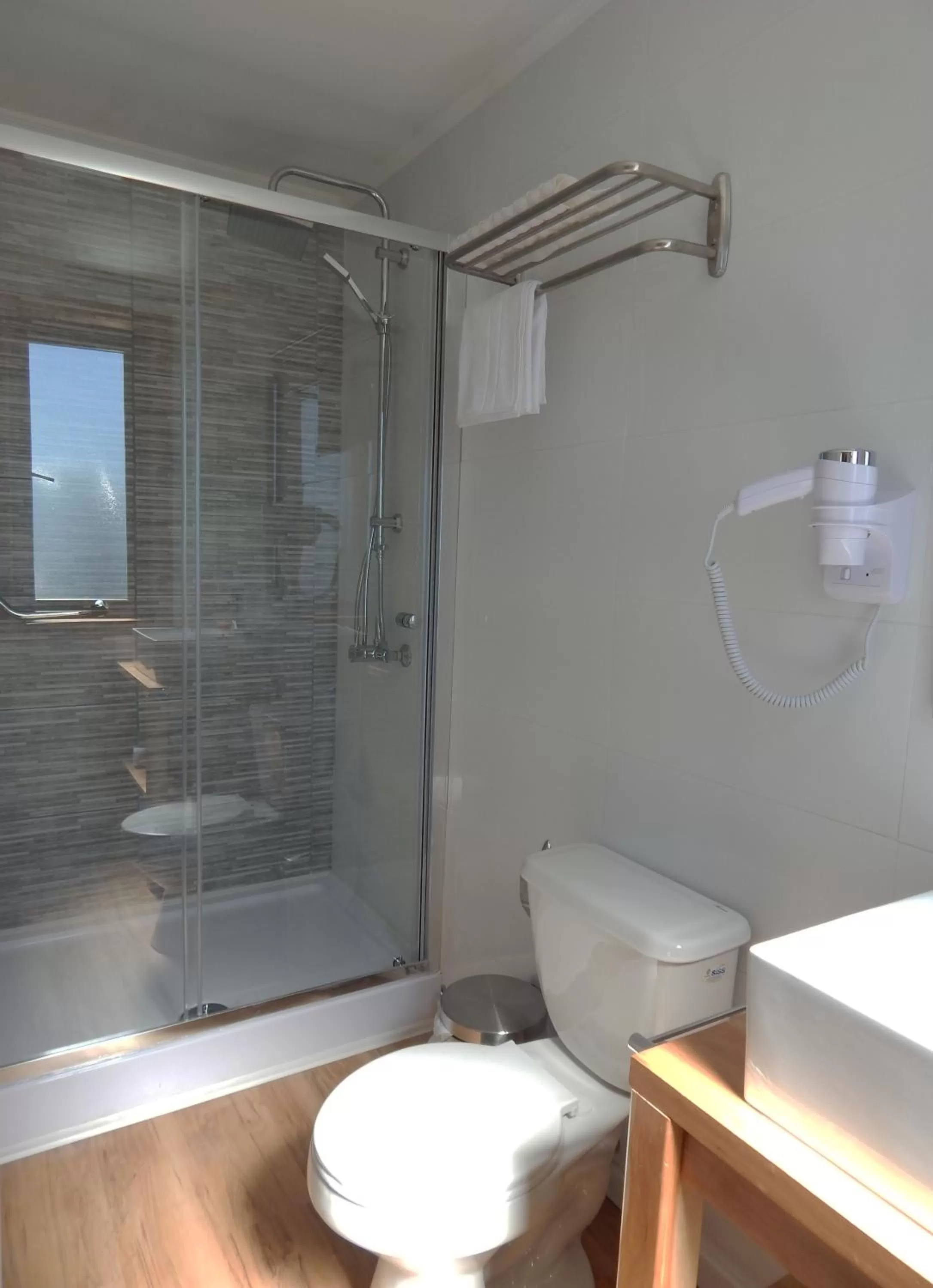 Shower, Bathroom in Hostal Buenavista Patagonia