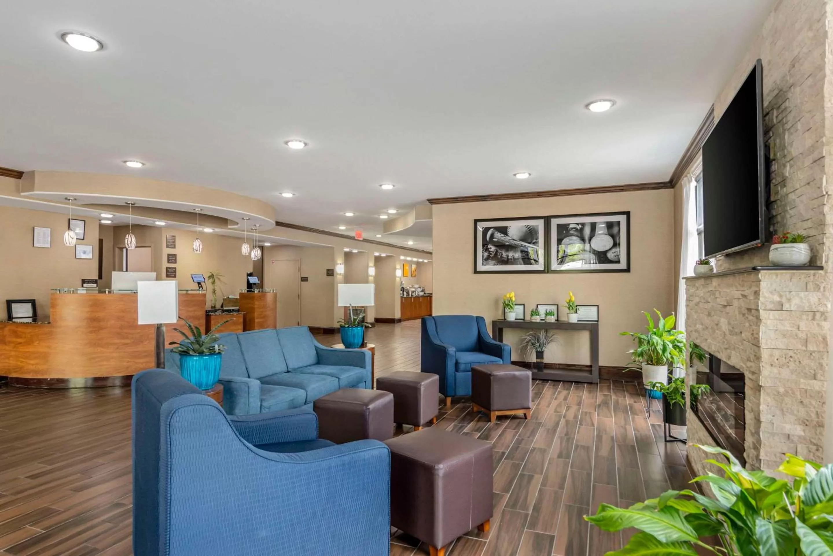Lobby or reception in Comfort Suites At Kennesaw State University