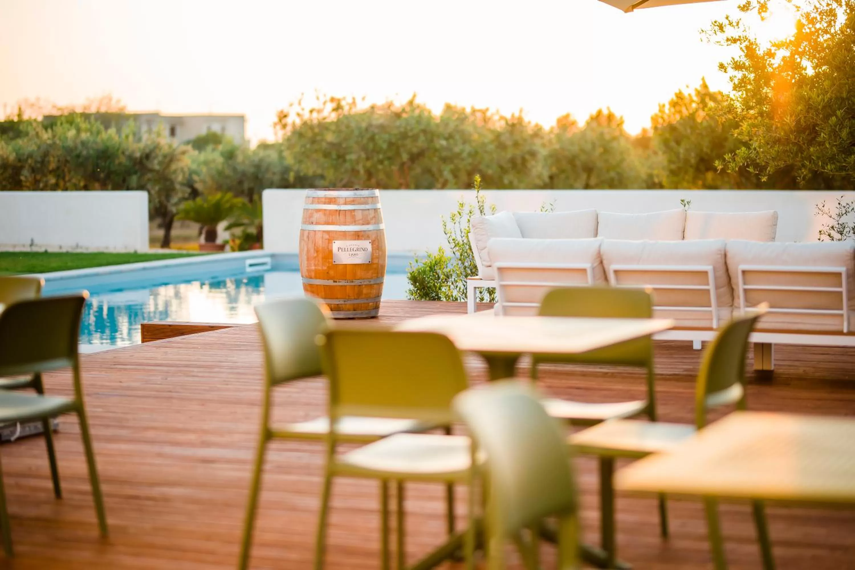 Pool view in Baglio Custera