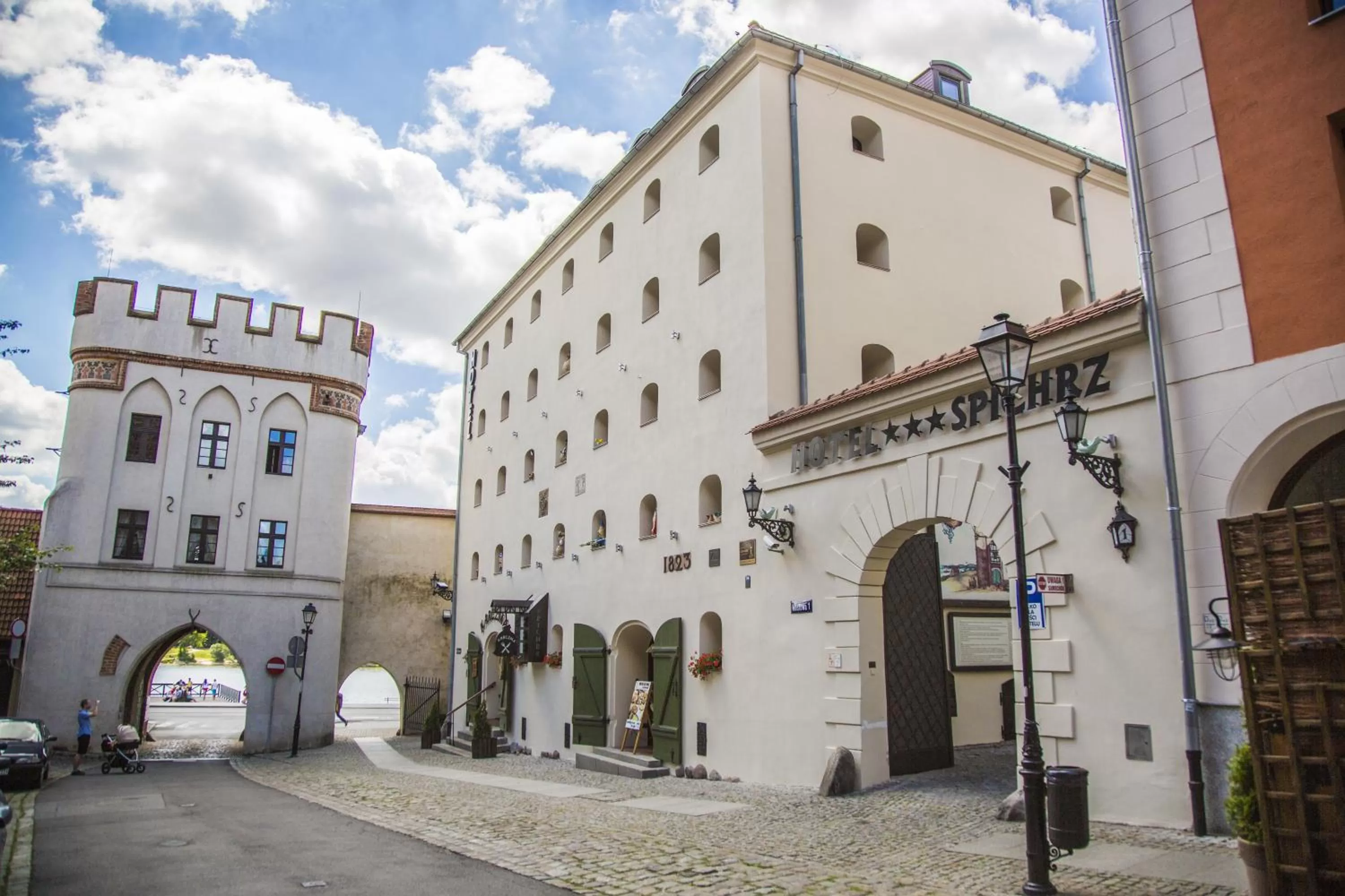 Facade/entrance in Hotel Spichrz