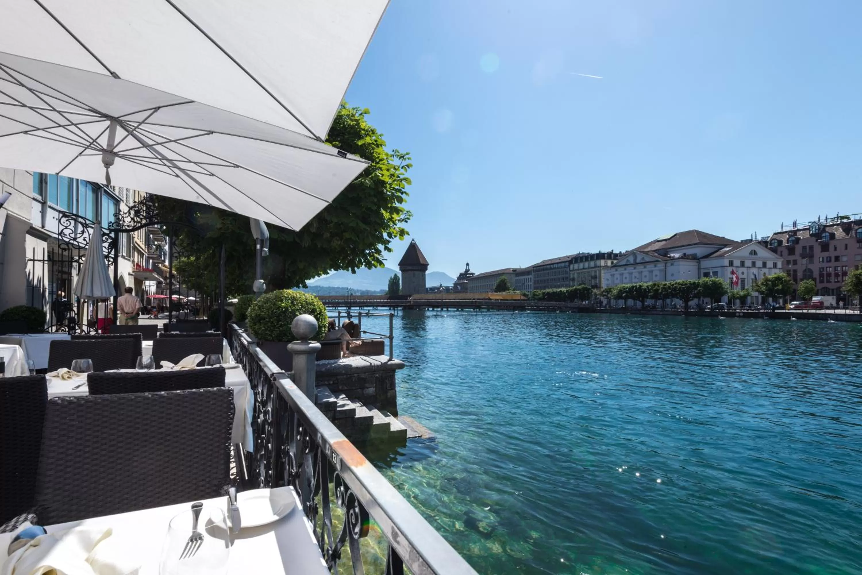 Balcony/Terrace in Hotel des Balances