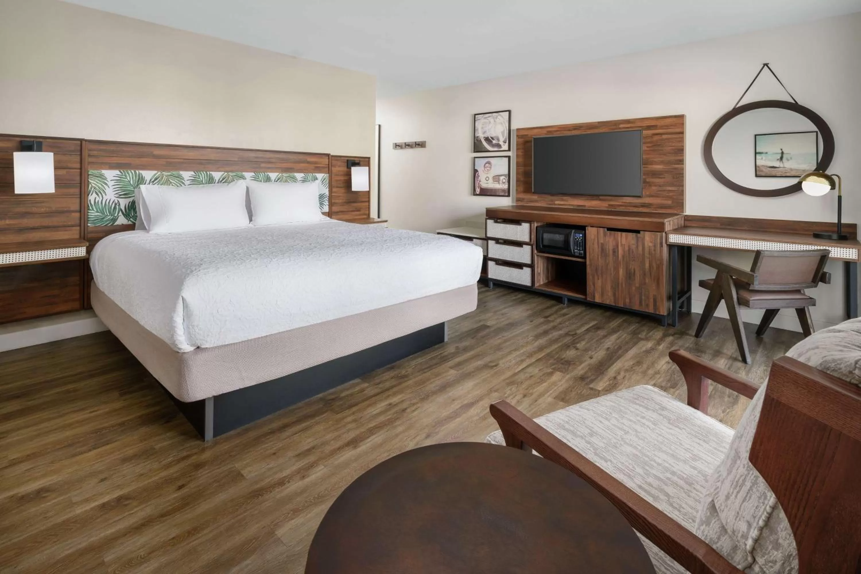 Toilet, Bed in Hampton Inn Key West FL