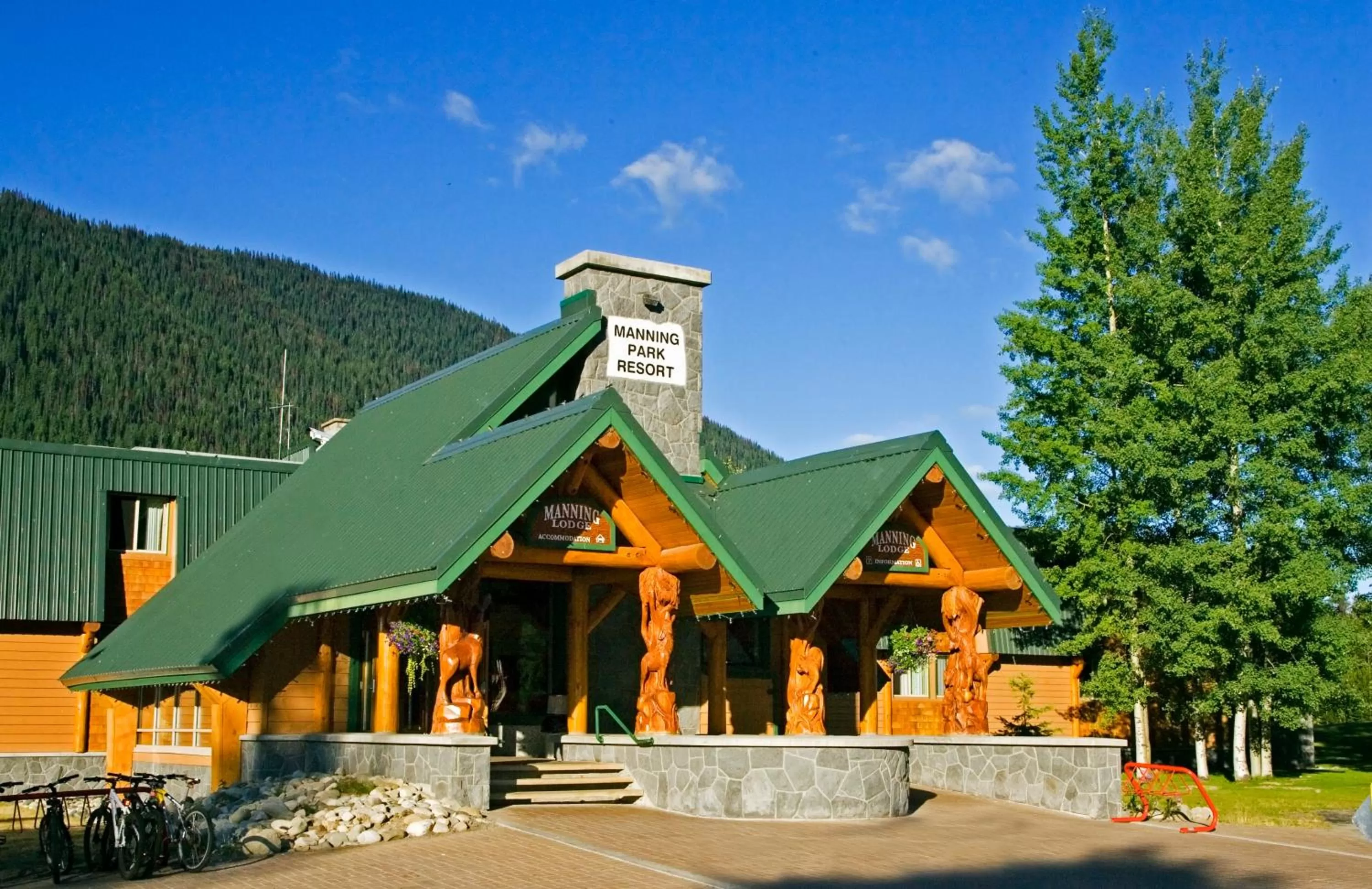 Property building in Manning Park Resort
