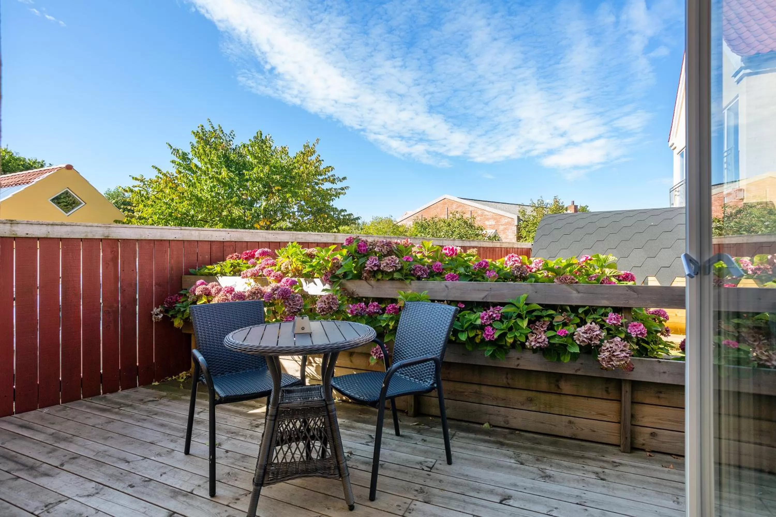 Patio in Skagen Harbour Hotel