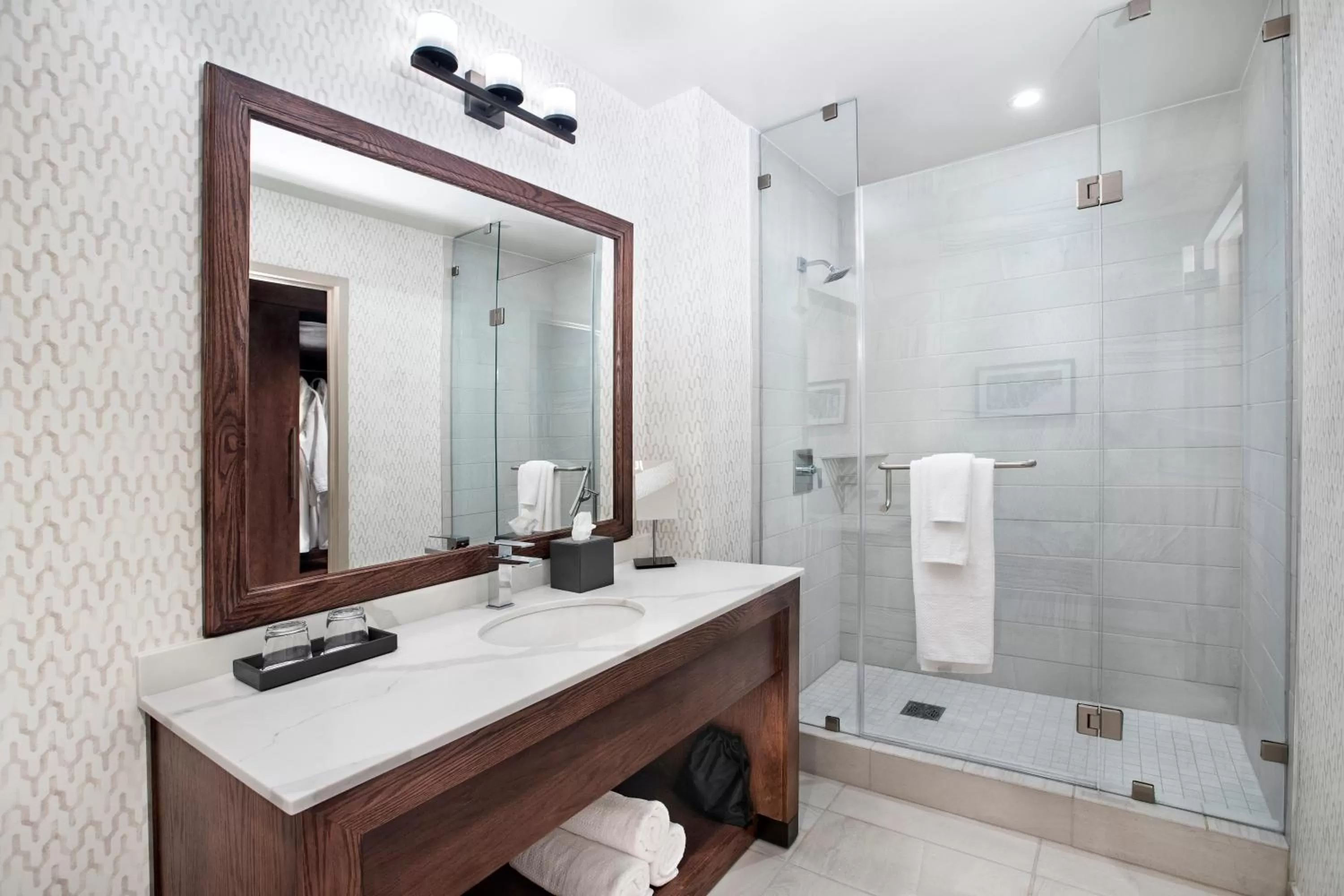 Bathroom in Texas A&M Hotel and Conference Center