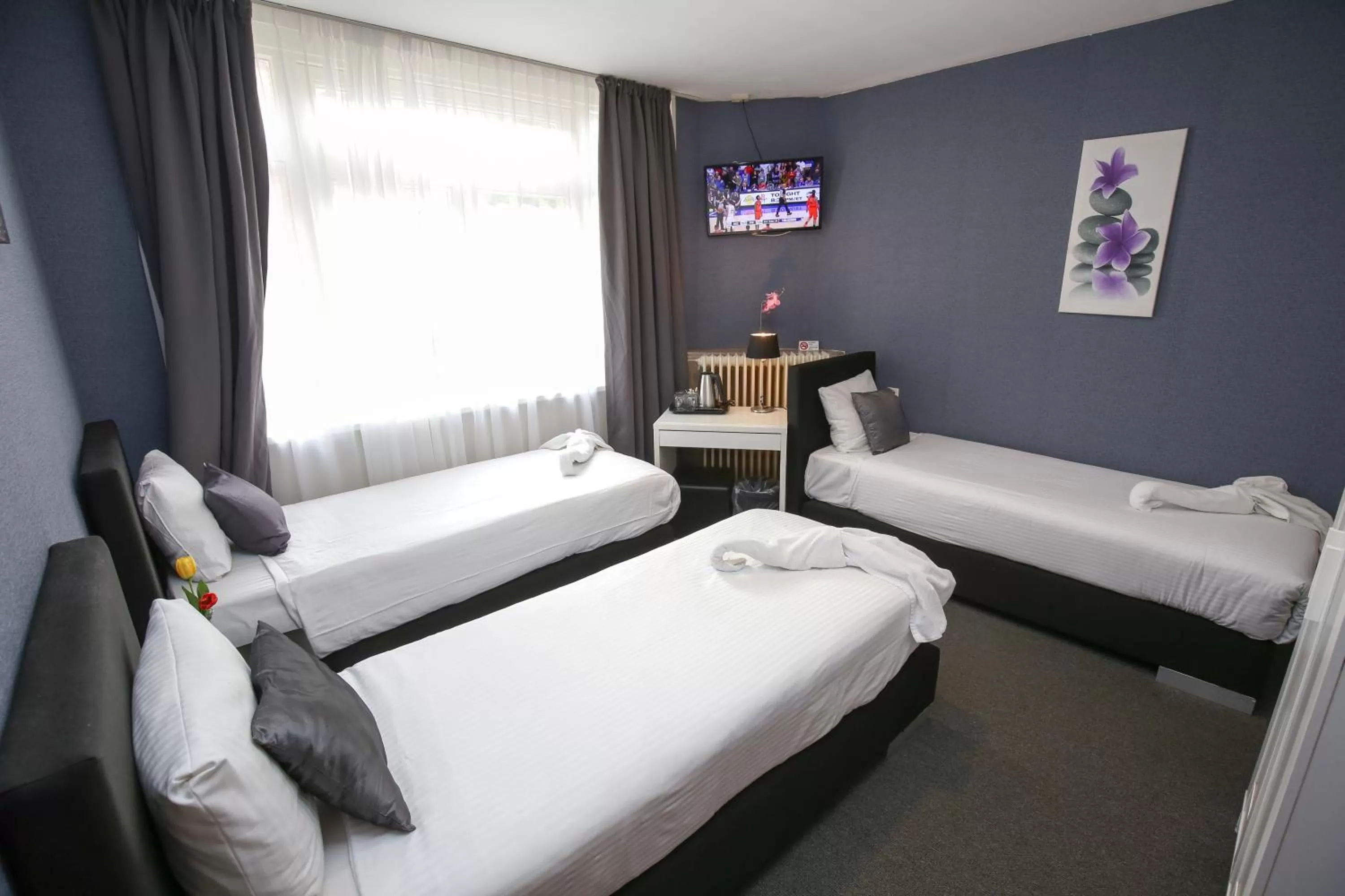 Bed in Hotel Flipper Amsterdam