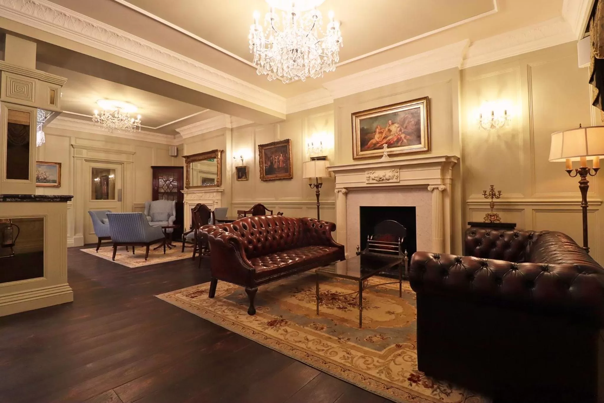 Living room in The Georgian Swansea