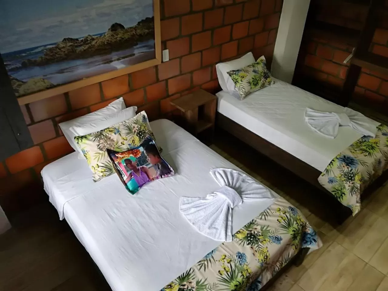 Bed in Hotel Acuali Nuqui