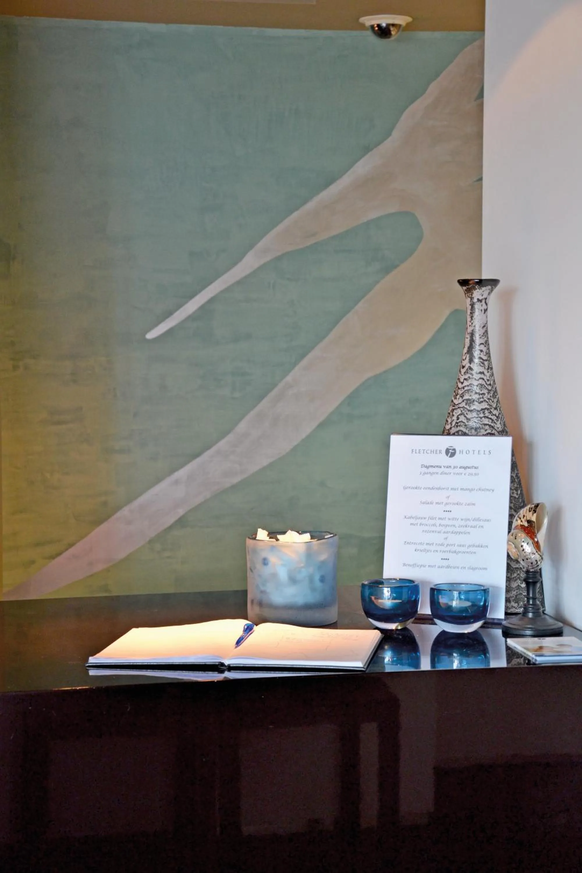 Decorative detail in Fletcher Hotel - Restaurant Elzenduin