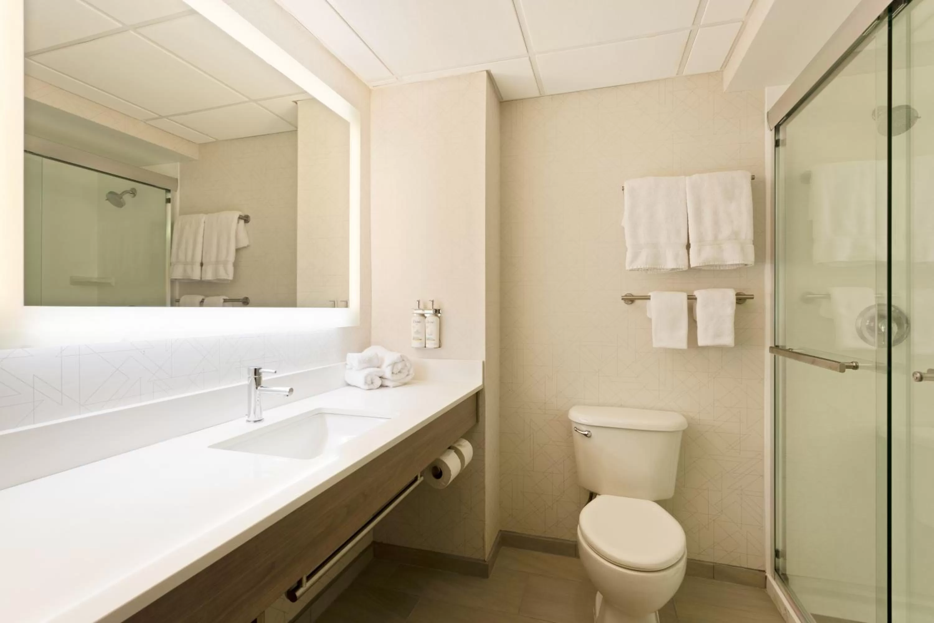 Bathroom in Holiday Inn Express Hauppauge-Long Island by IHG