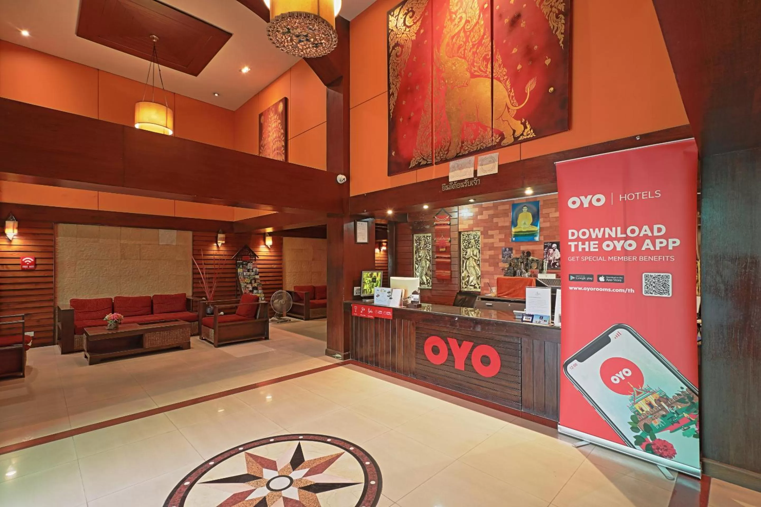 Lobby or reception in OYO 635 Sira Boutique Hotel