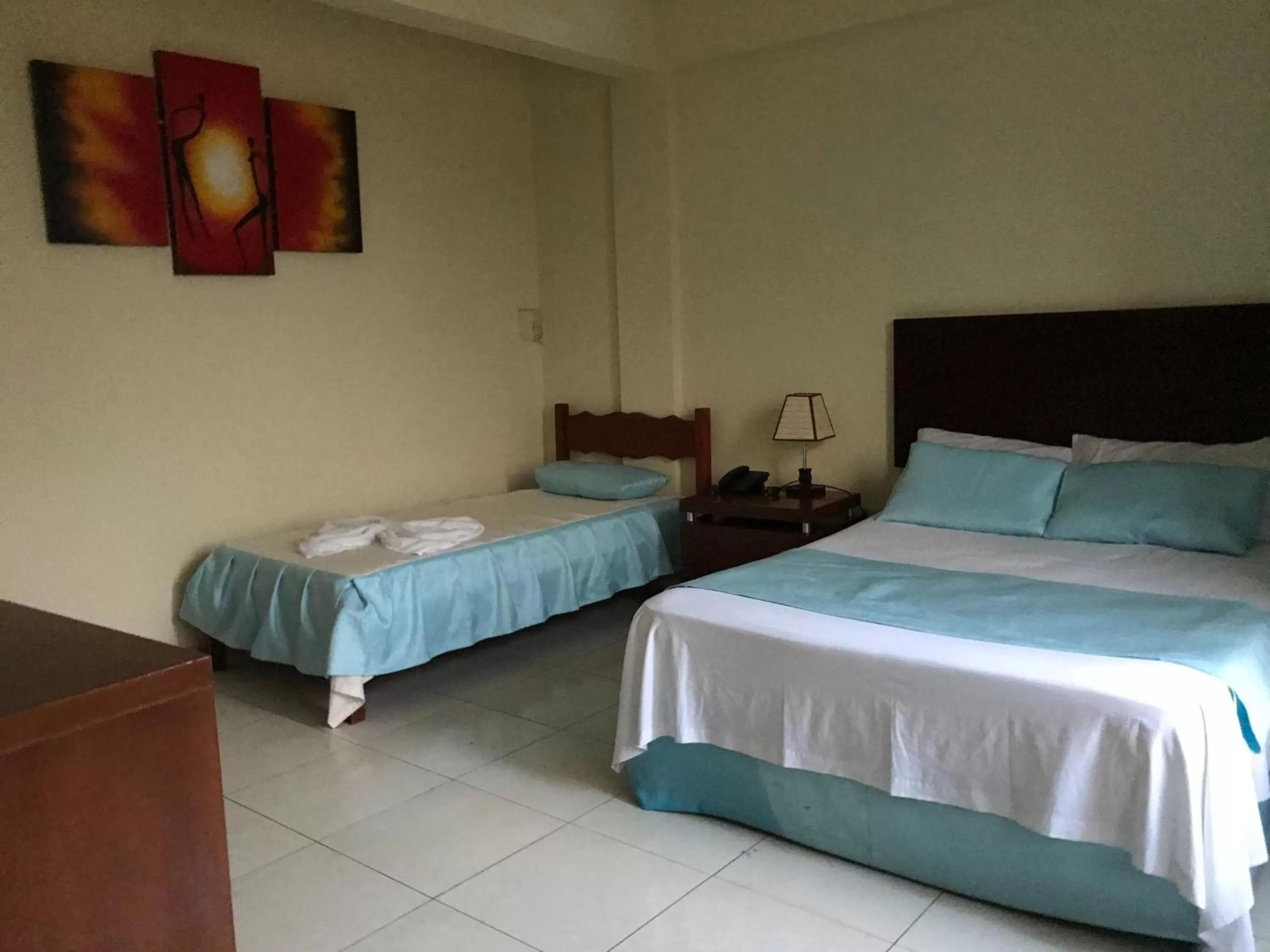 Bed in Hotel Viru Viru II