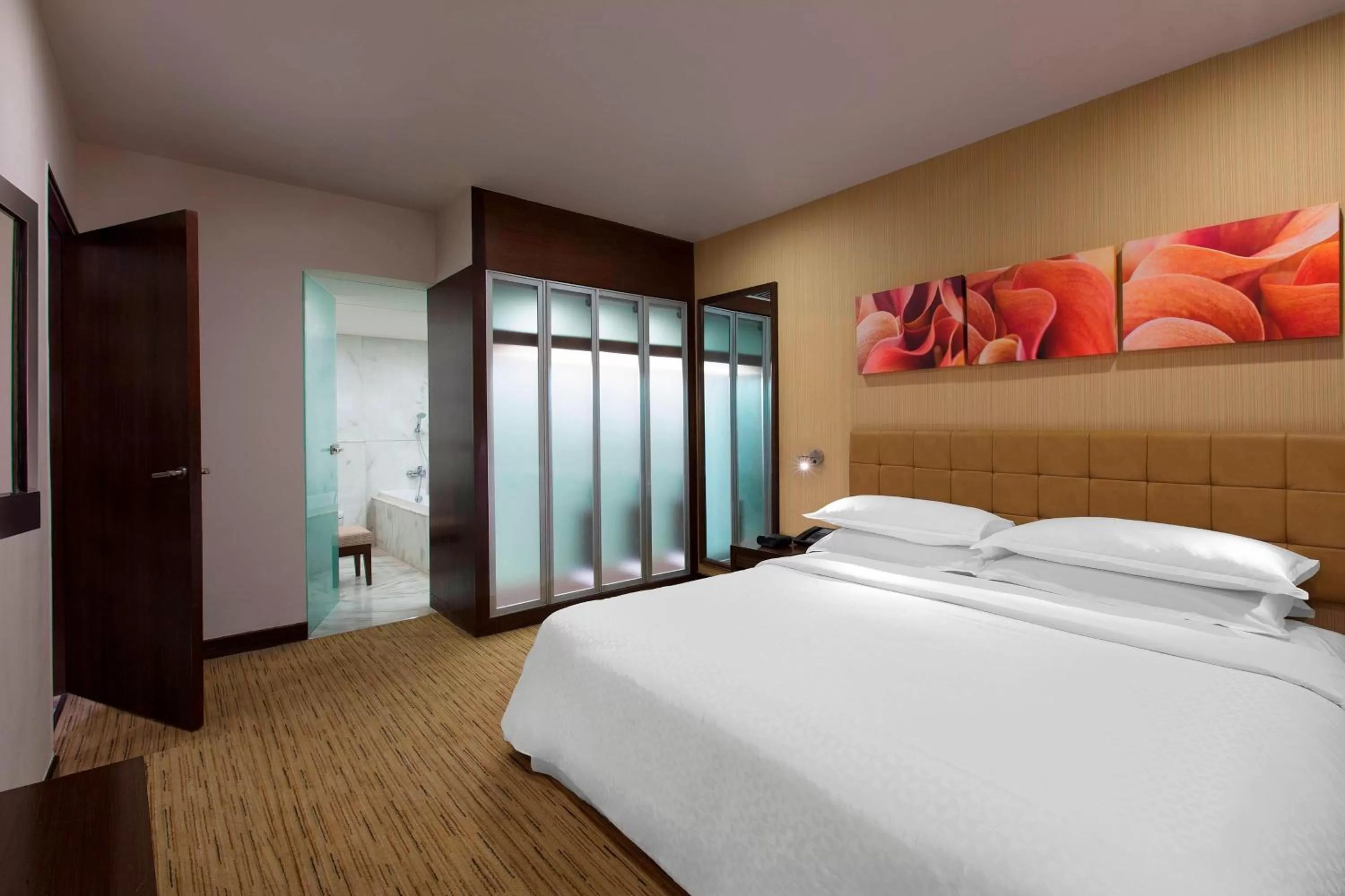 Bedroom, Bed in Four Points by Sheraton Hotel and Serviced Apartments Pune