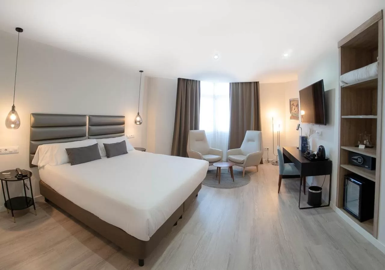 Bed in Hotel Pasarela