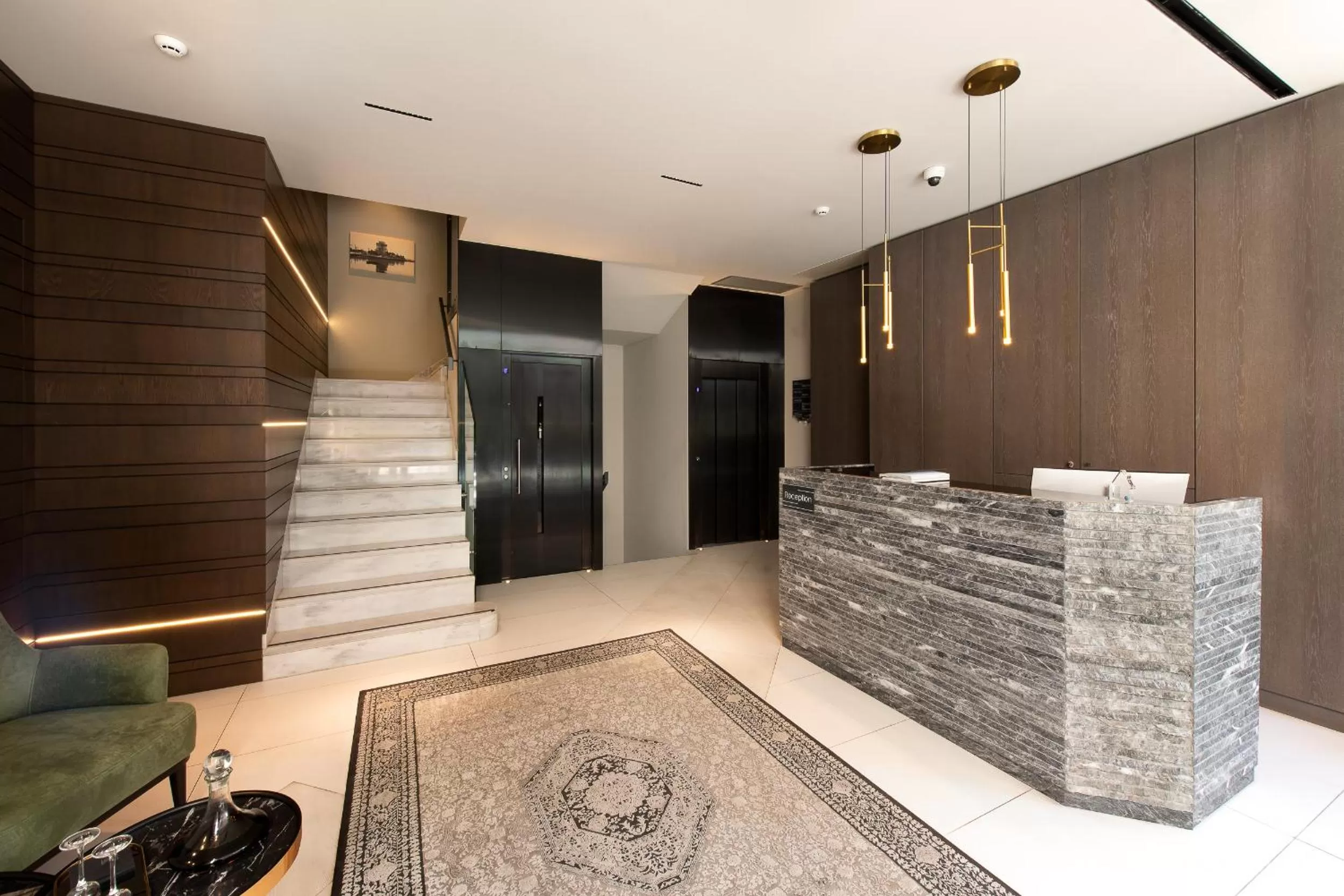 Lobby or reception in S Hotel Boutique Thessaloniki