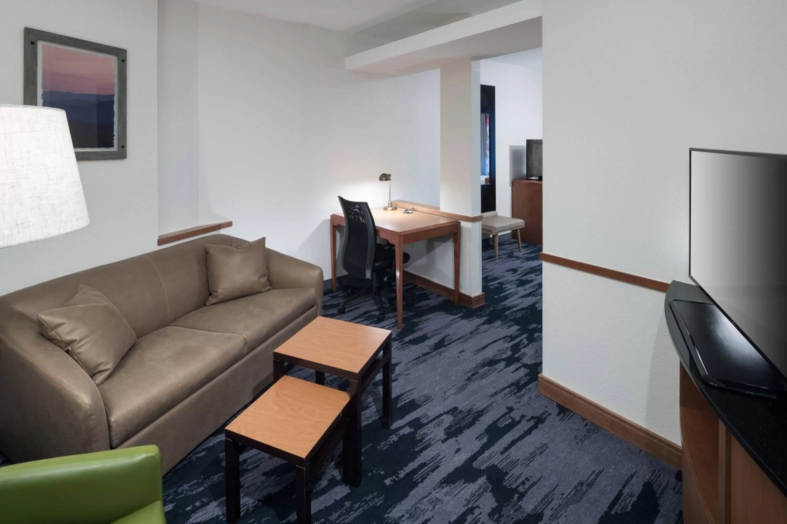 Living room in Fairfield Inn Suites by Marriott Orlando At SeaWorld