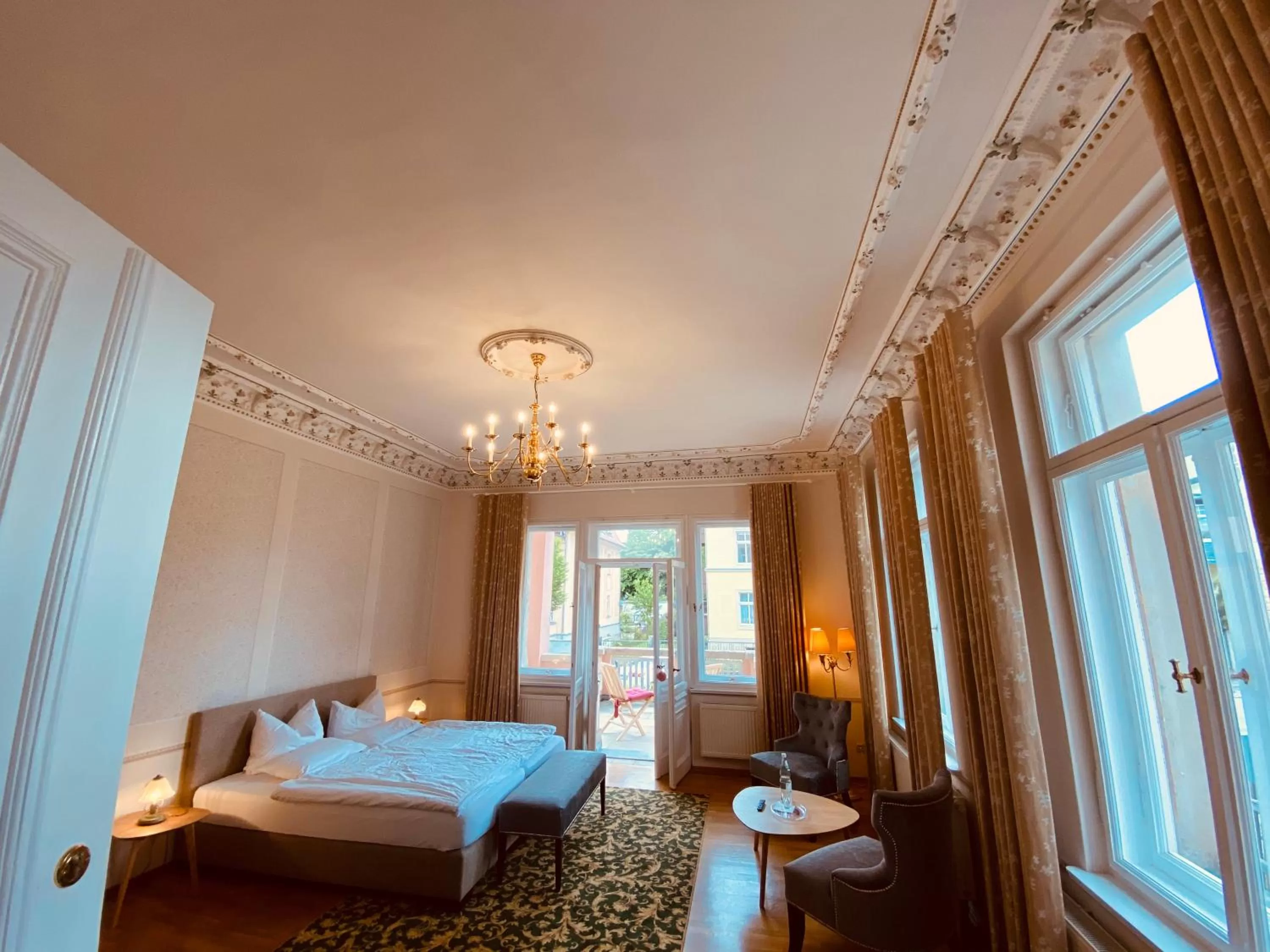 Bed in Villa Antonia