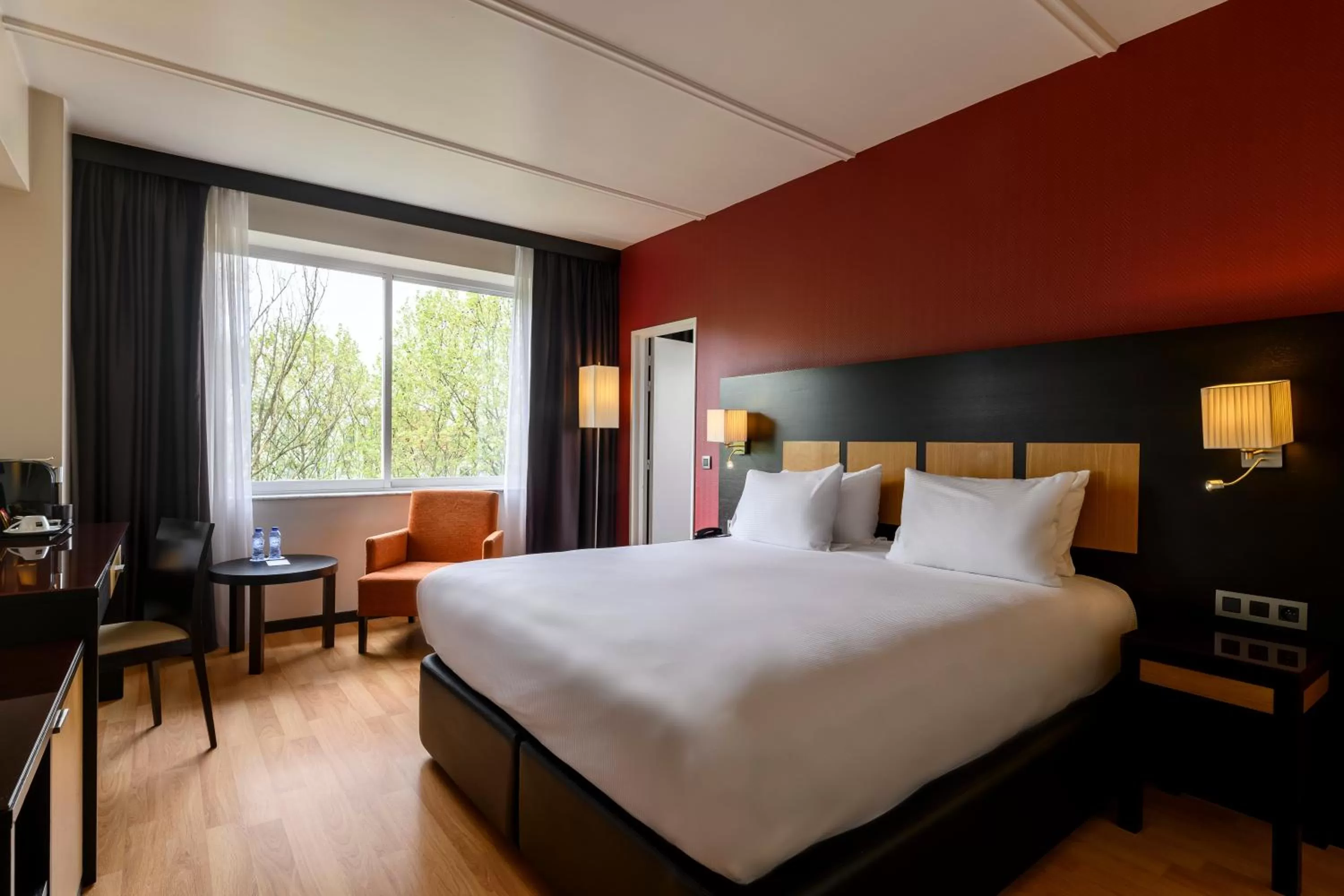 Bedroom, Bed in a&o Brussel Centrum