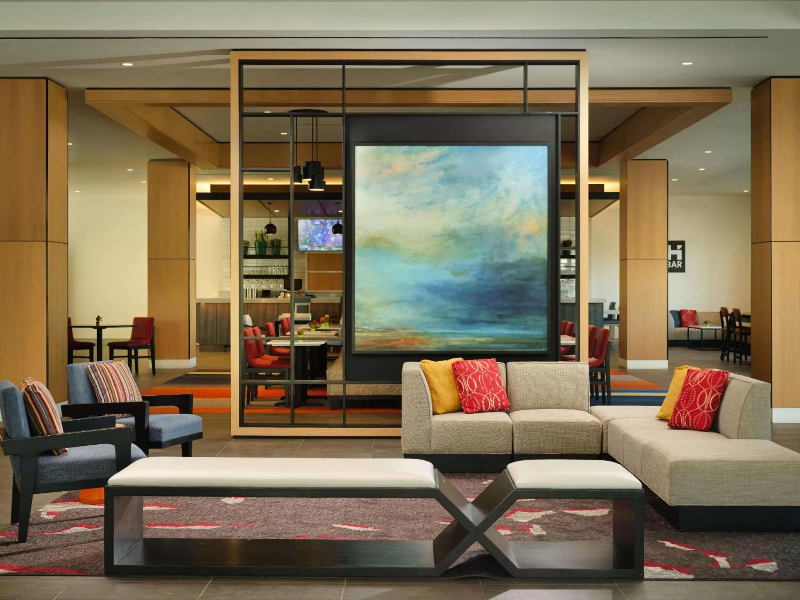Lobby or reception in Hyatt House LA - University Medical Center