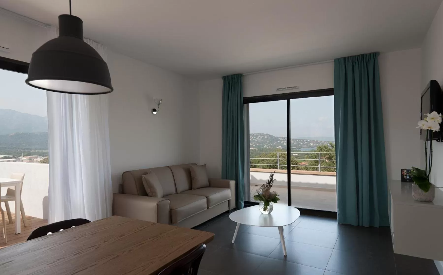 Living room in Résidence Hôtelière Alcyon