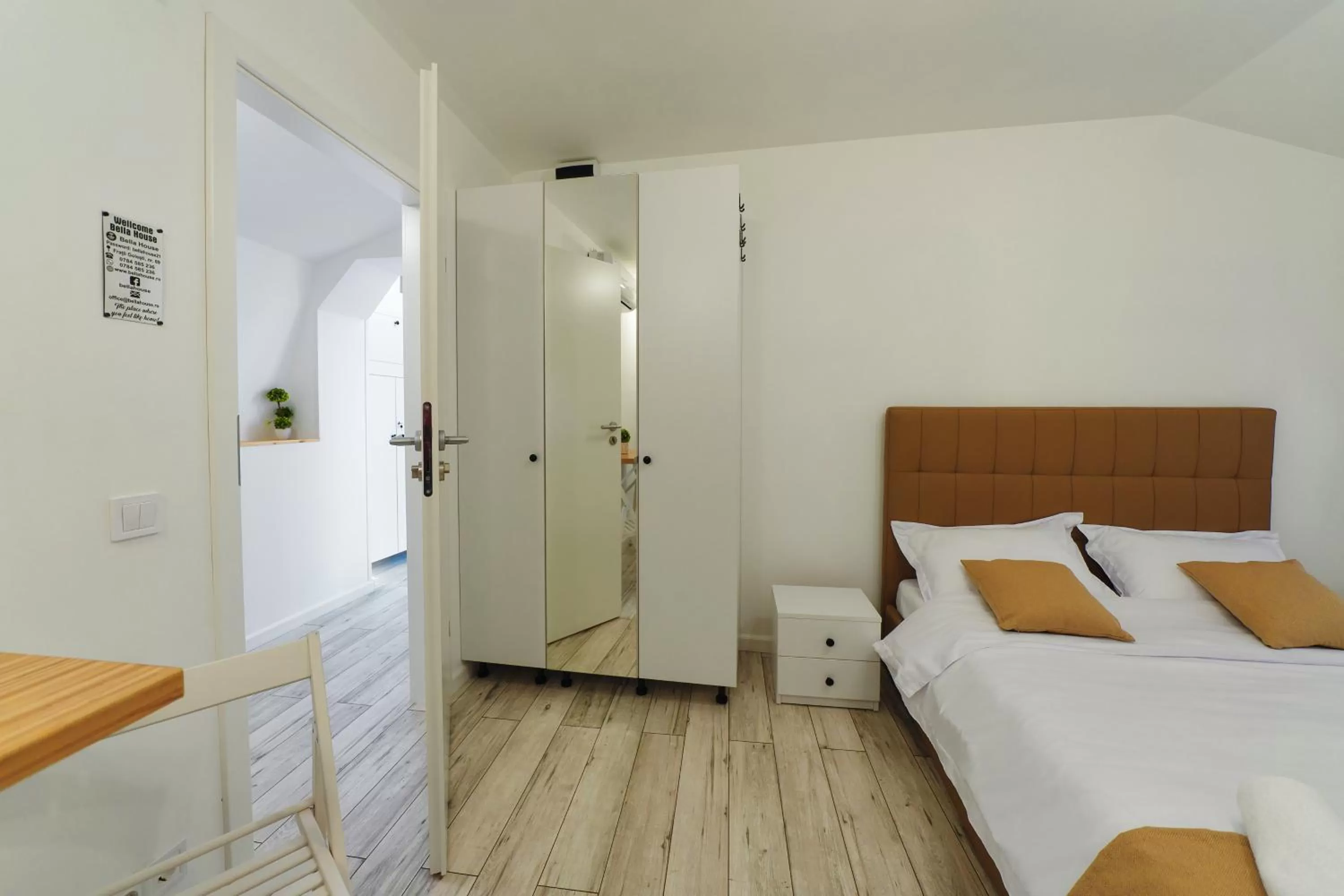 Bed in Bella House Apartaments