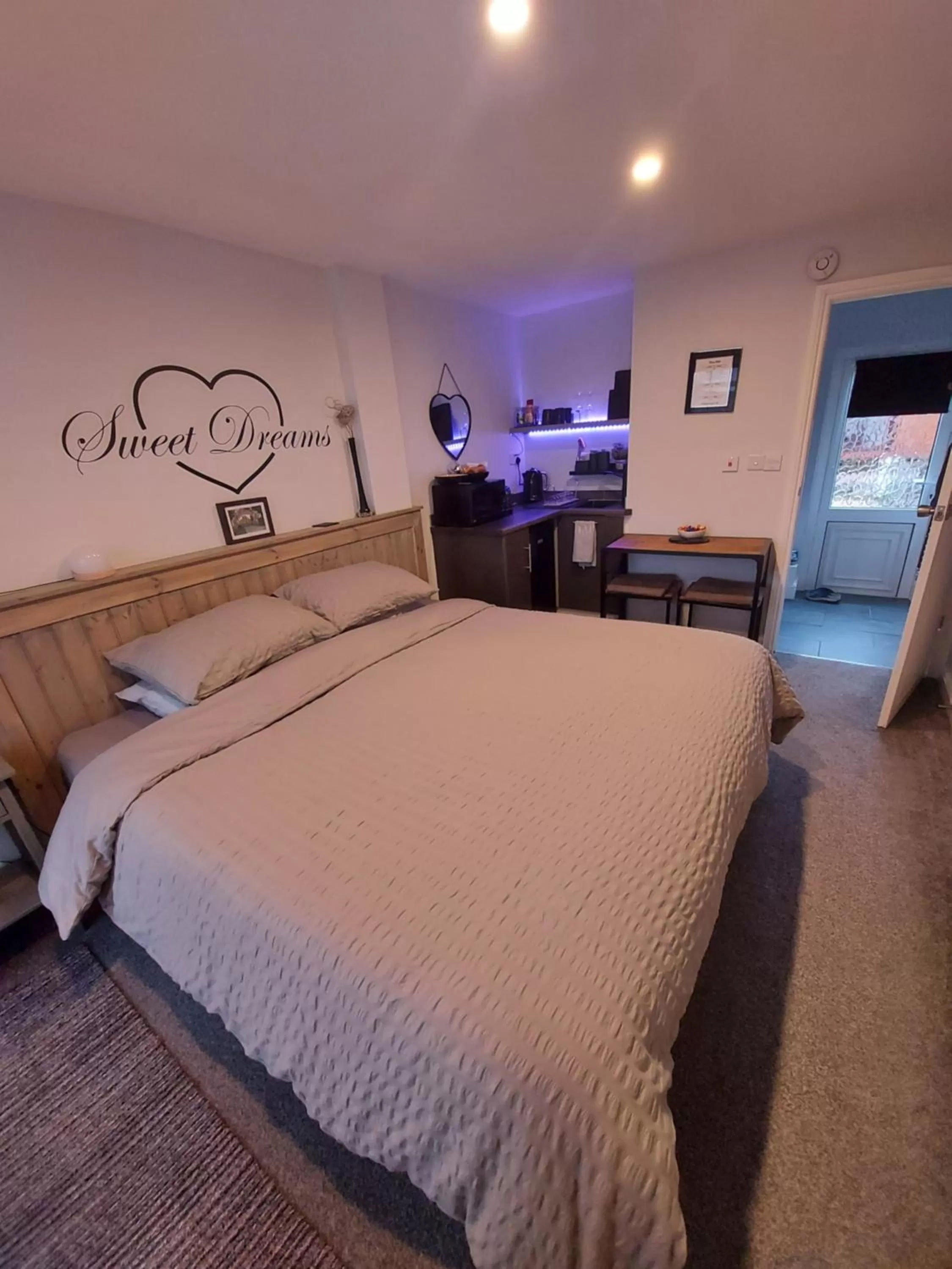 Bed in Hadrians wall studio