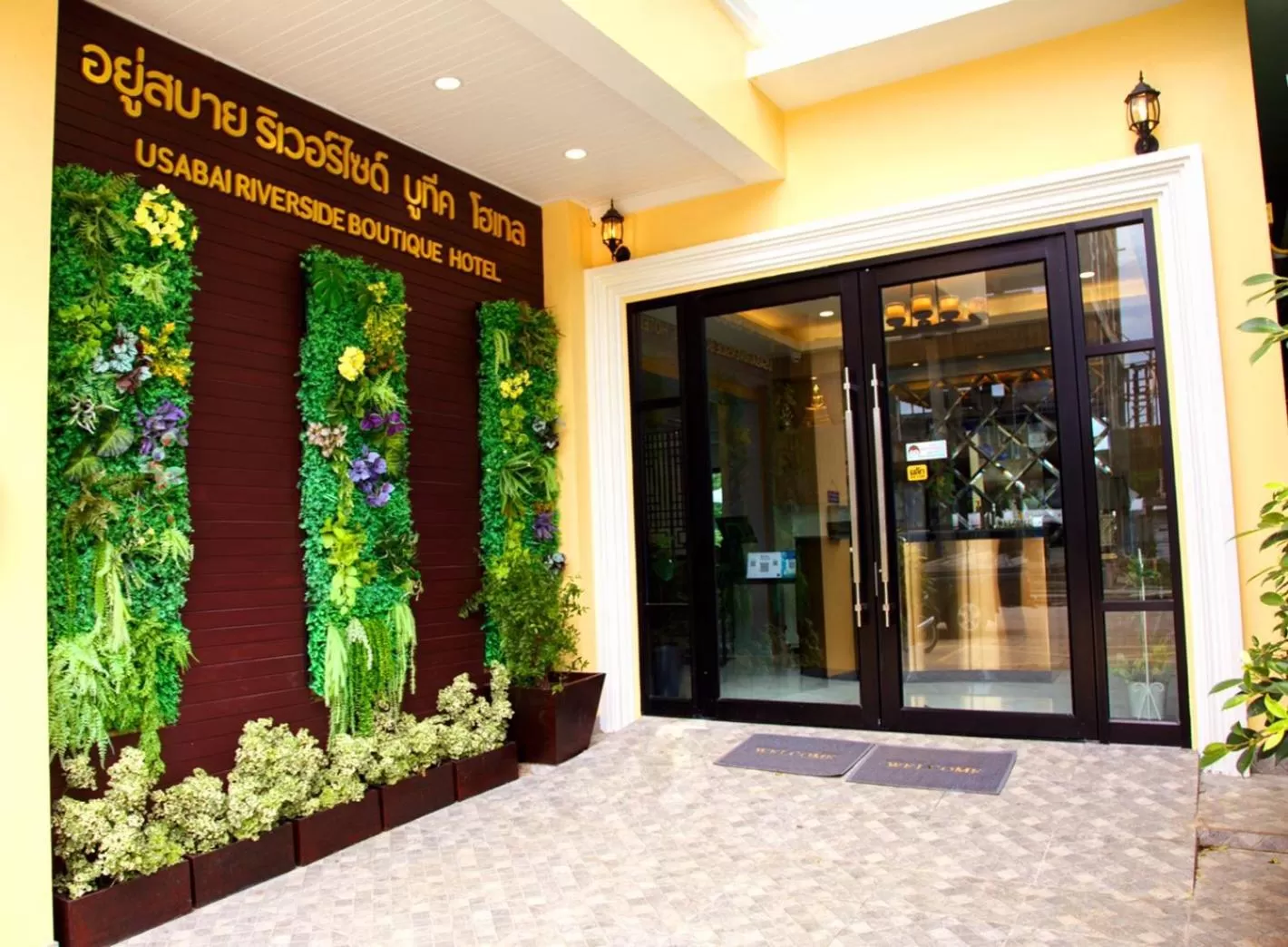 Facade/entrance in USABAI Riverside Boutique Hotel