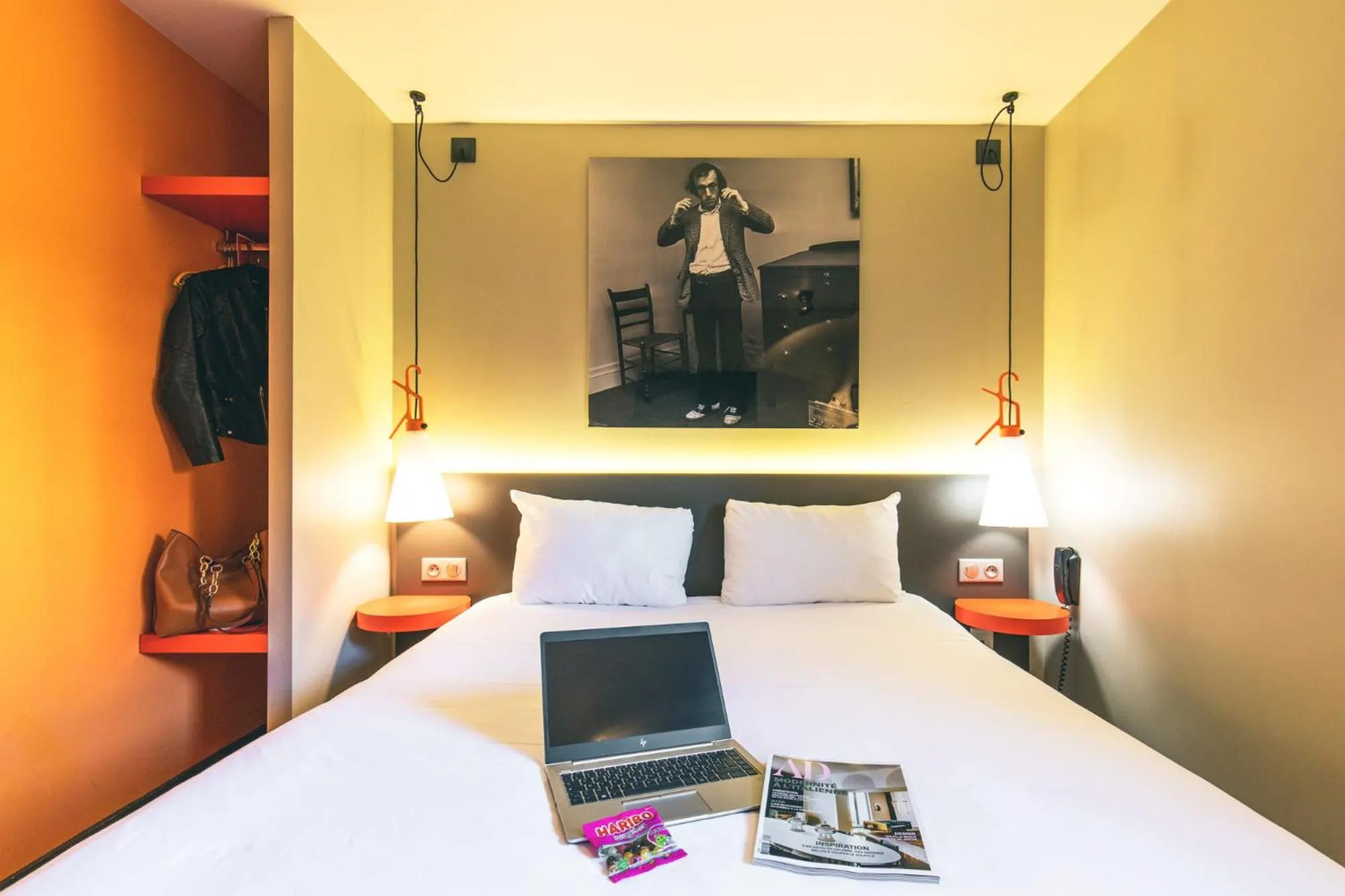 Bed in ibis Styles Lyon Centre Confluence