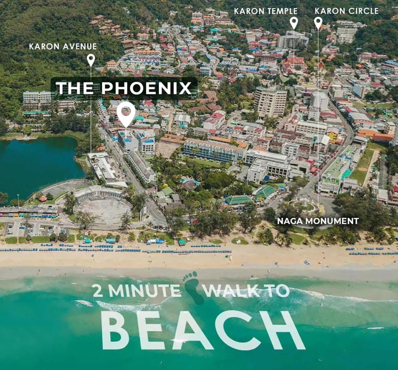 Bird's eye view in Phoenix Hotel Karon Beach