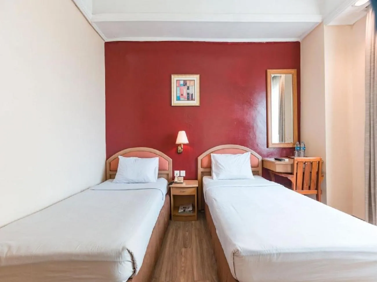 Bed in Hotel Bulevar Tanjung Duren Jakarta