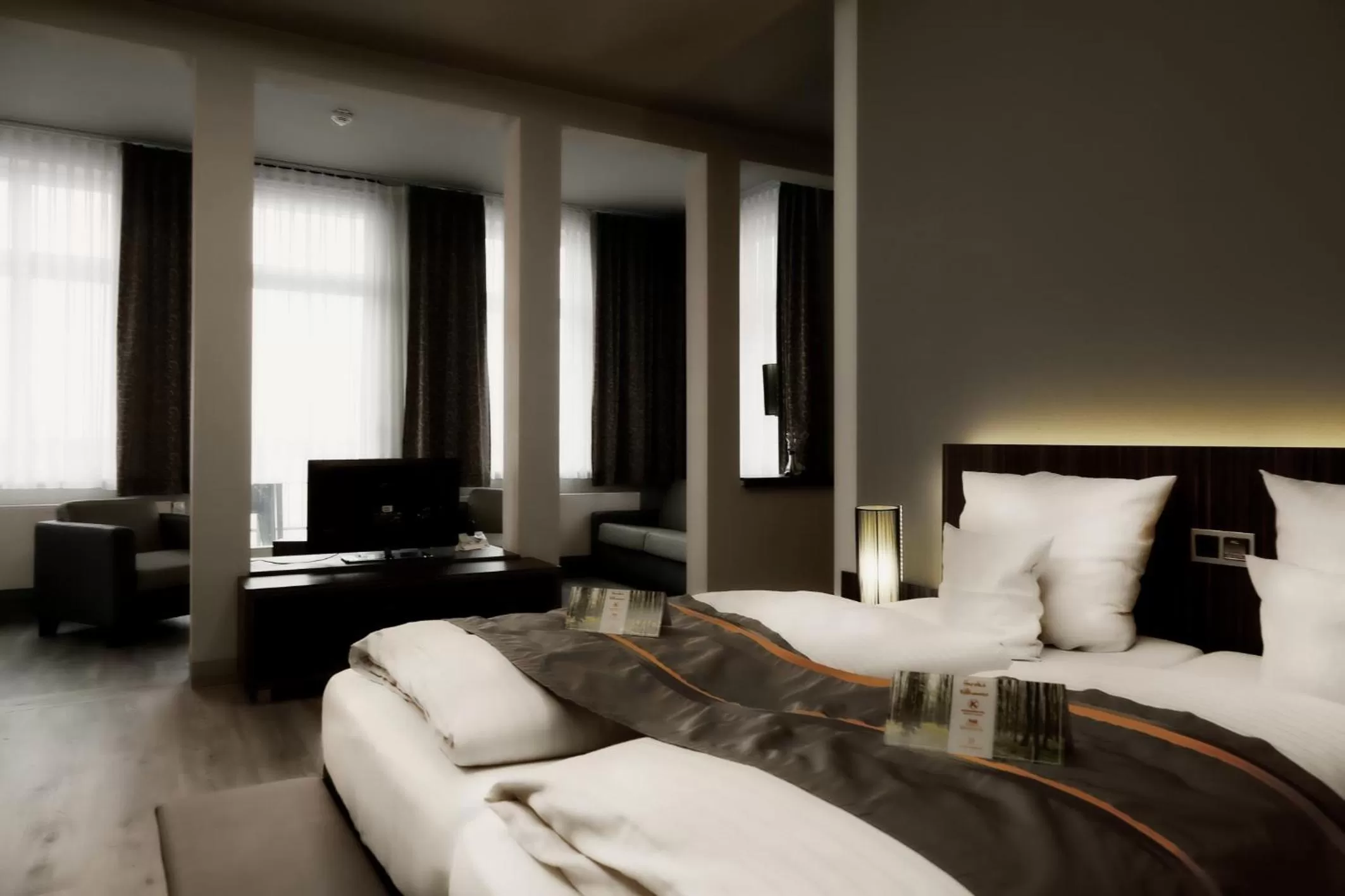 Living room, Bed in Villa Silva - Oberhof