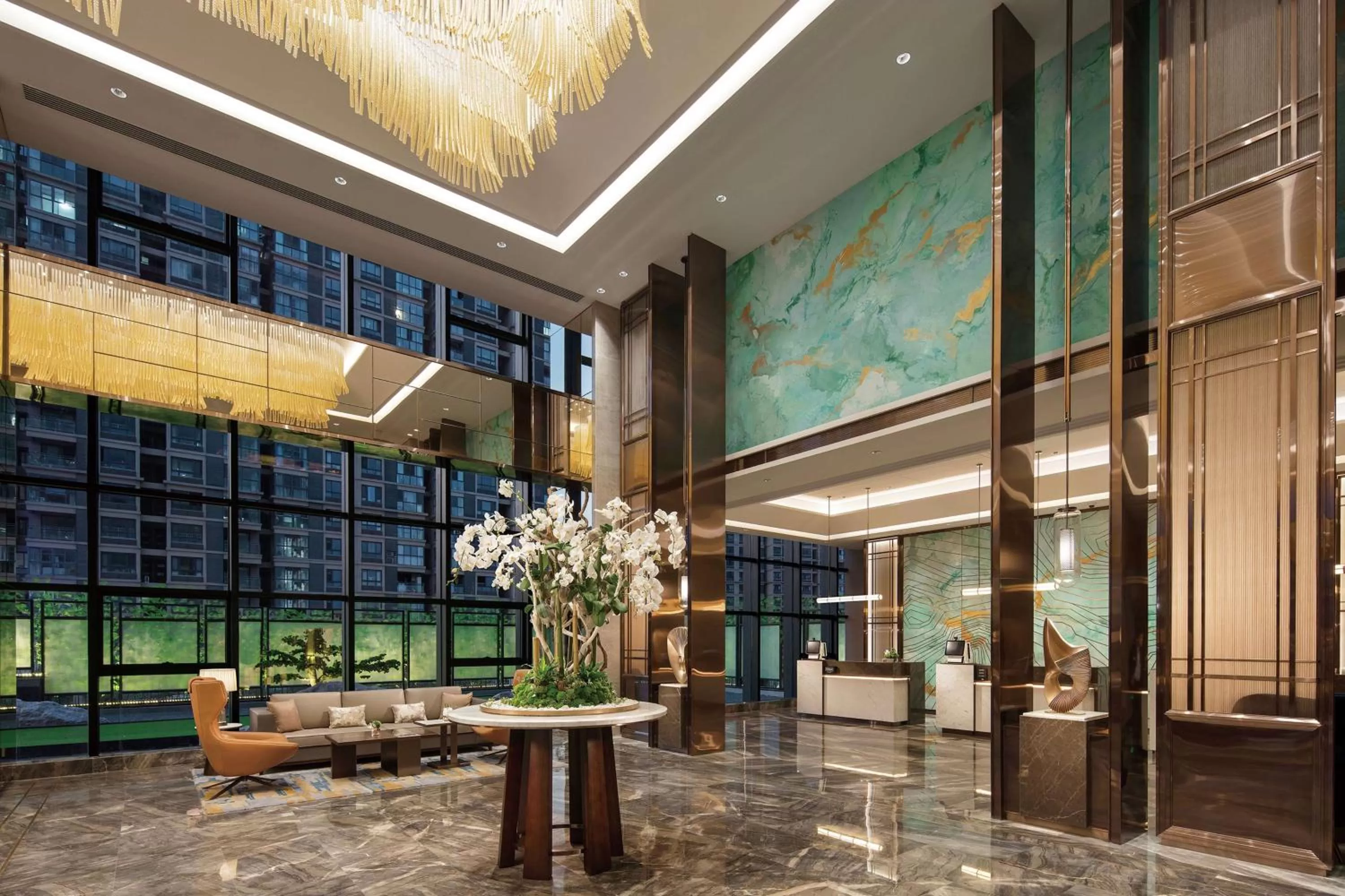Lobby or reception in Doubletree By Hilton Yangzhou