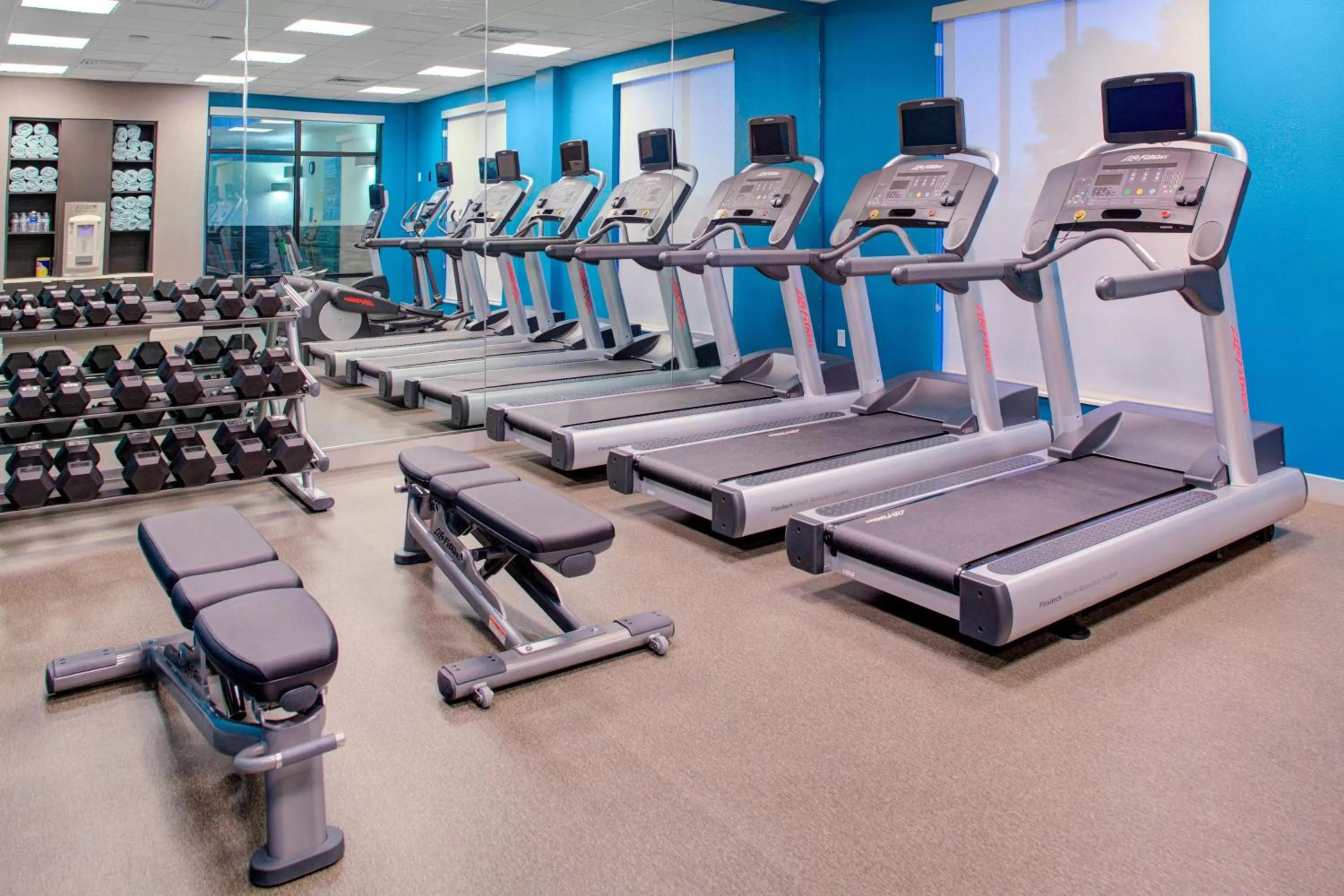 Fitness centre/facilities in Fairfield Inn & Suites by Marriott Flagstaff East