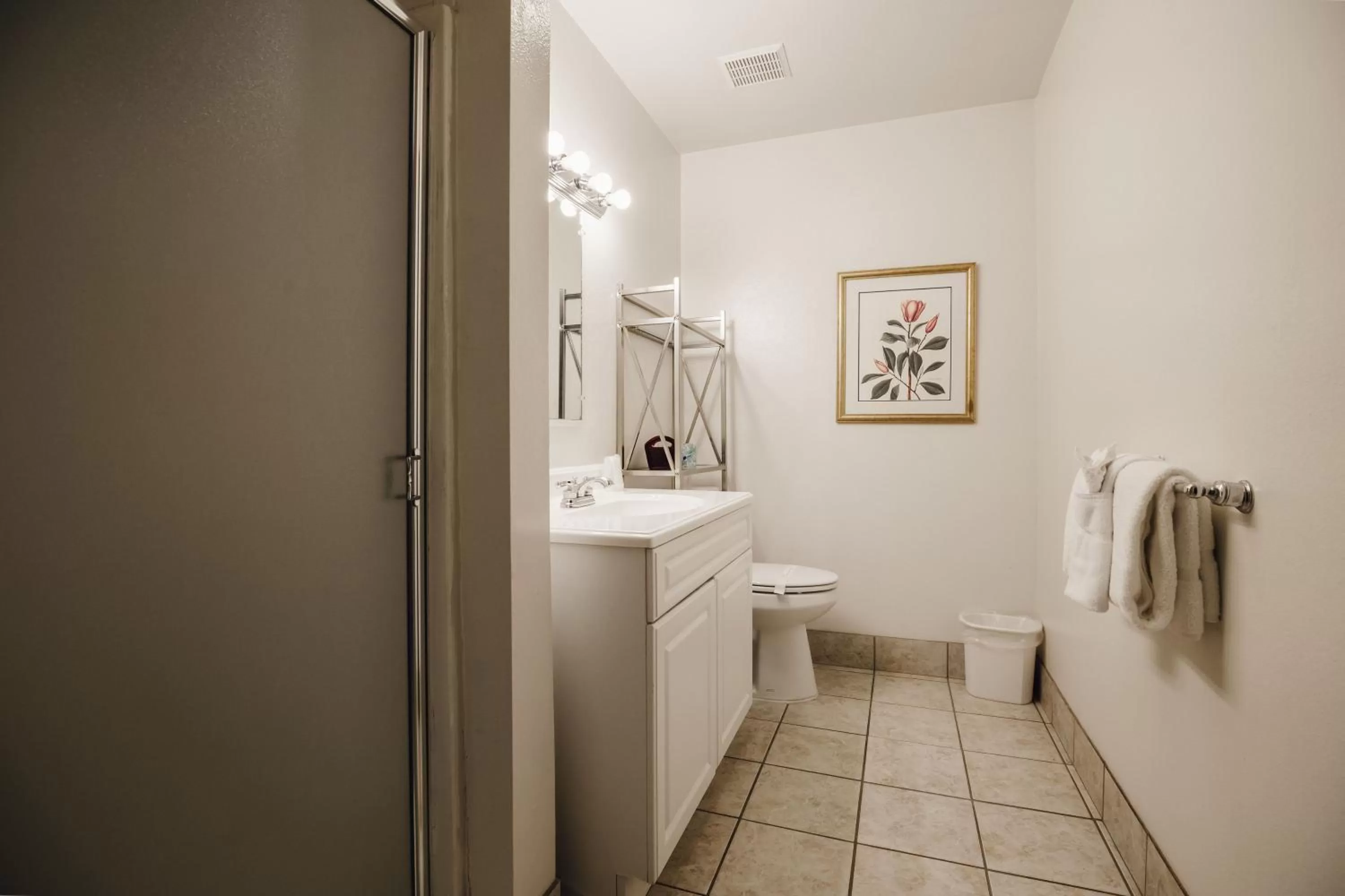 Shower, Bathroom in Vintage Lakeside Inn