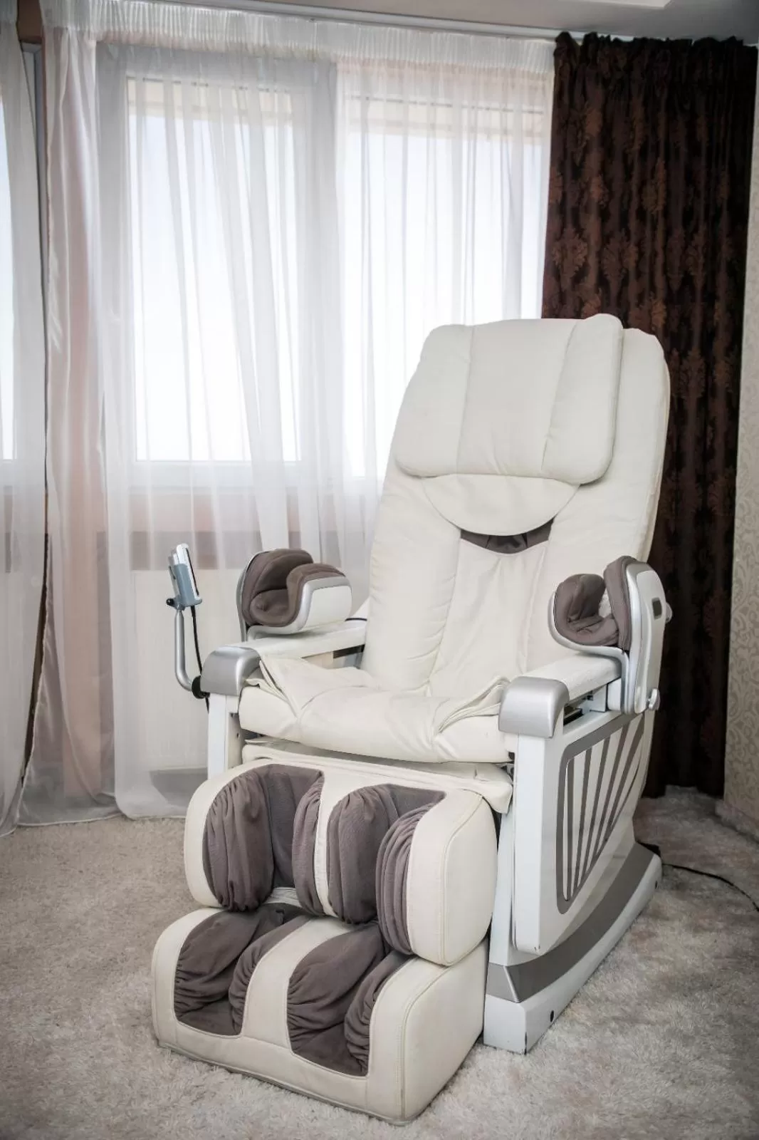 Seating area in Hotel Megalos