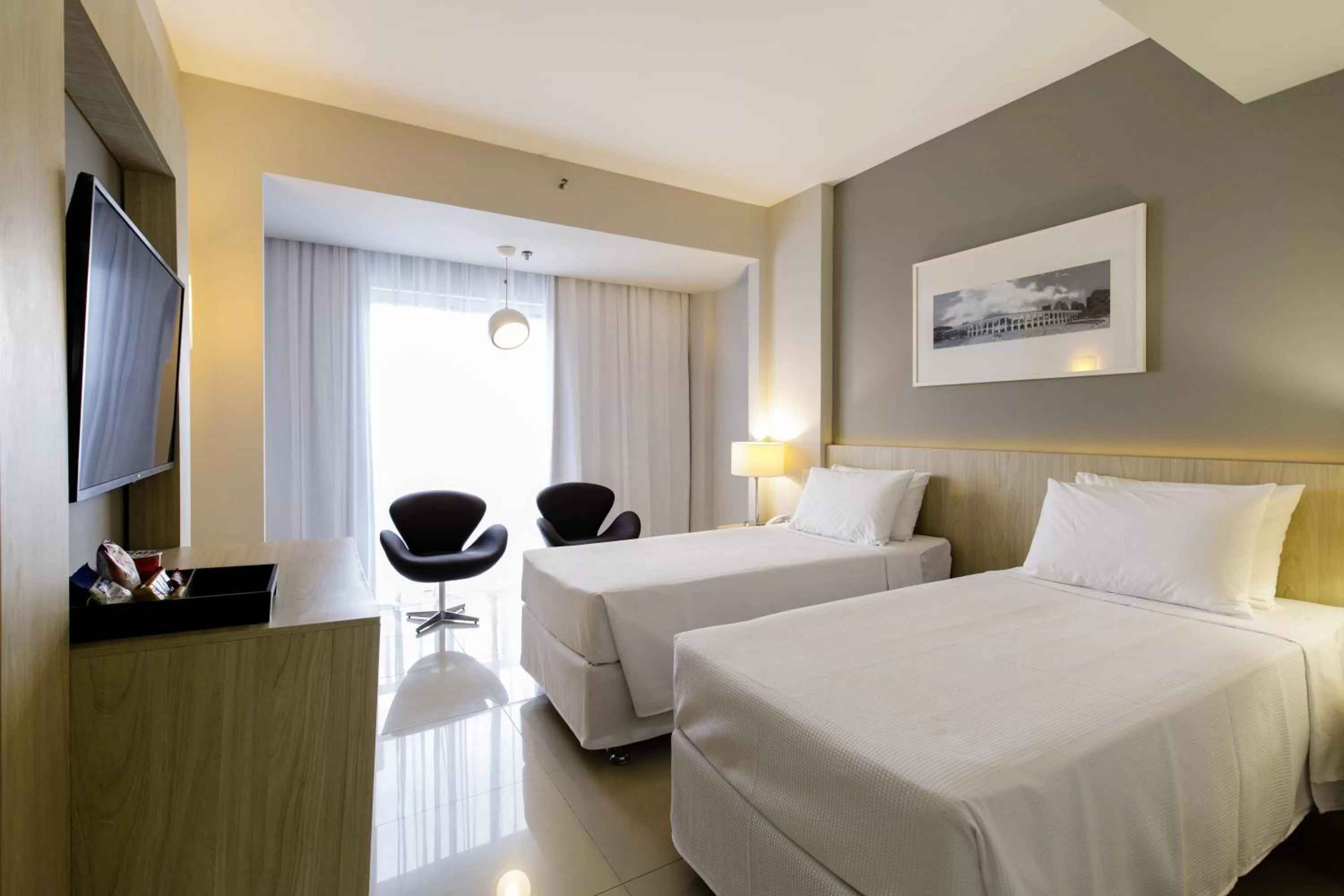 Luxury Twin Room in Promenade Link Stay Barra da Tijuca