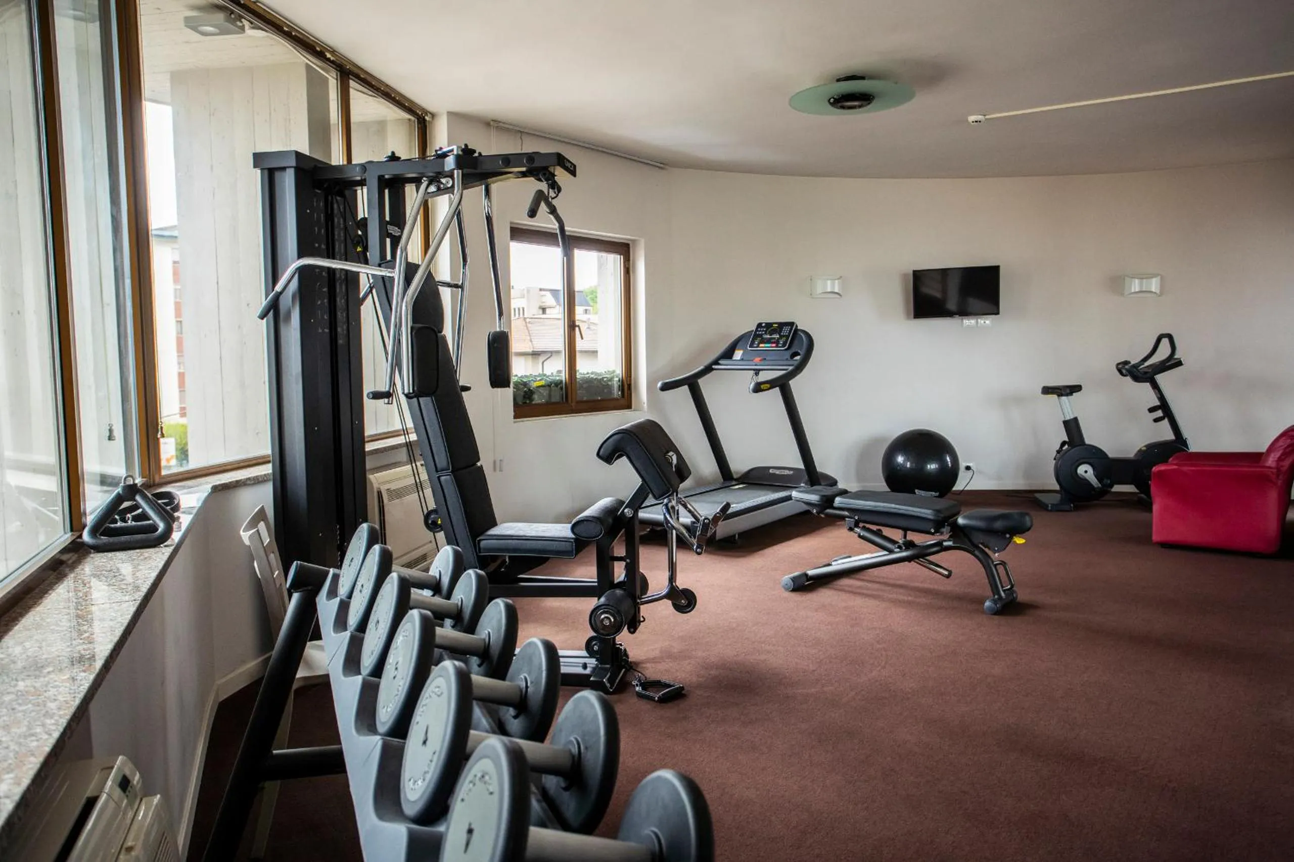 Fitness centre/facilities in Hotel Delta