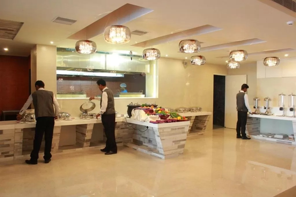 Lobby or reception in Hotel Vijay Elanza