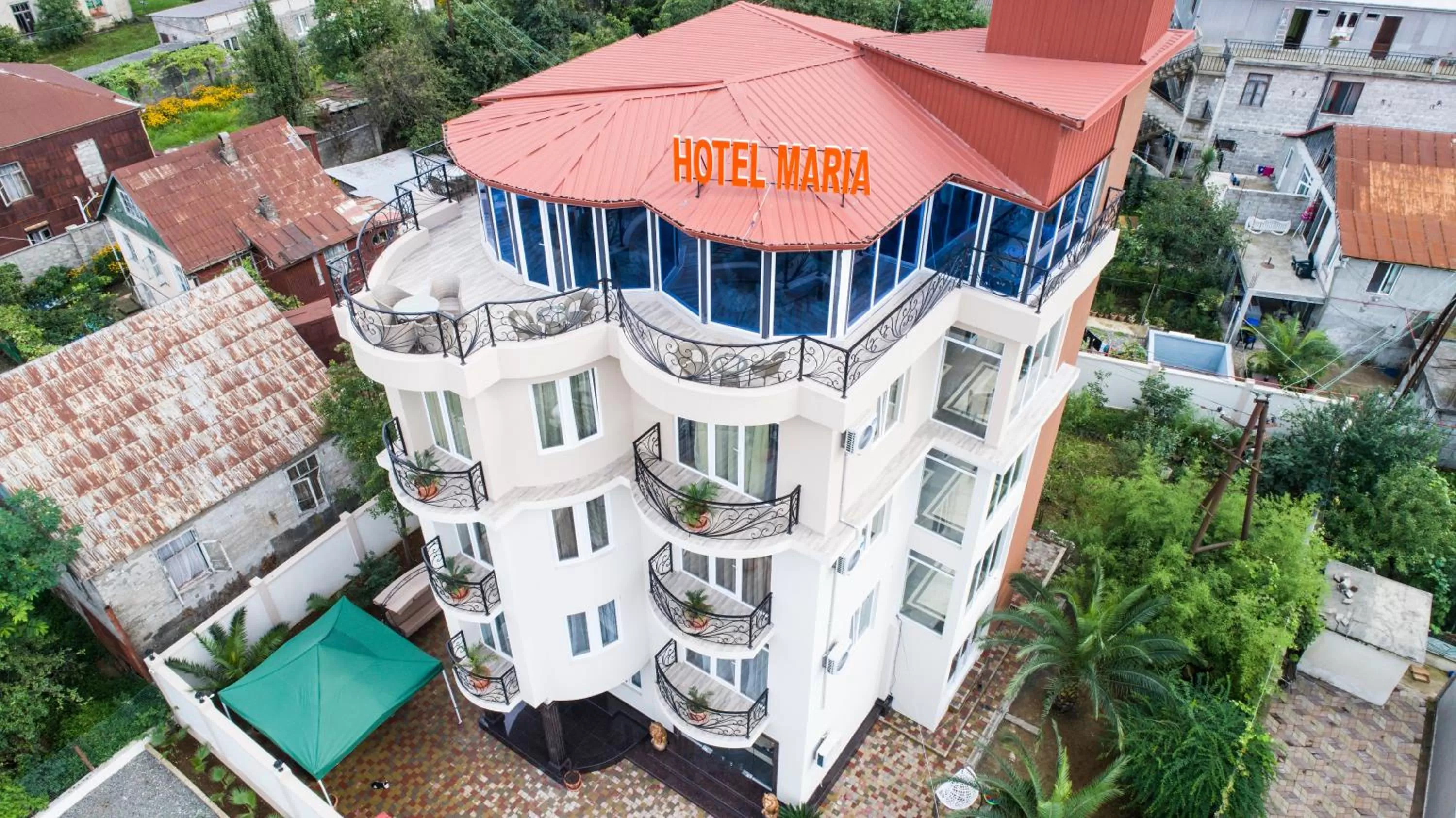 Bird's eye view in Hotel Maria