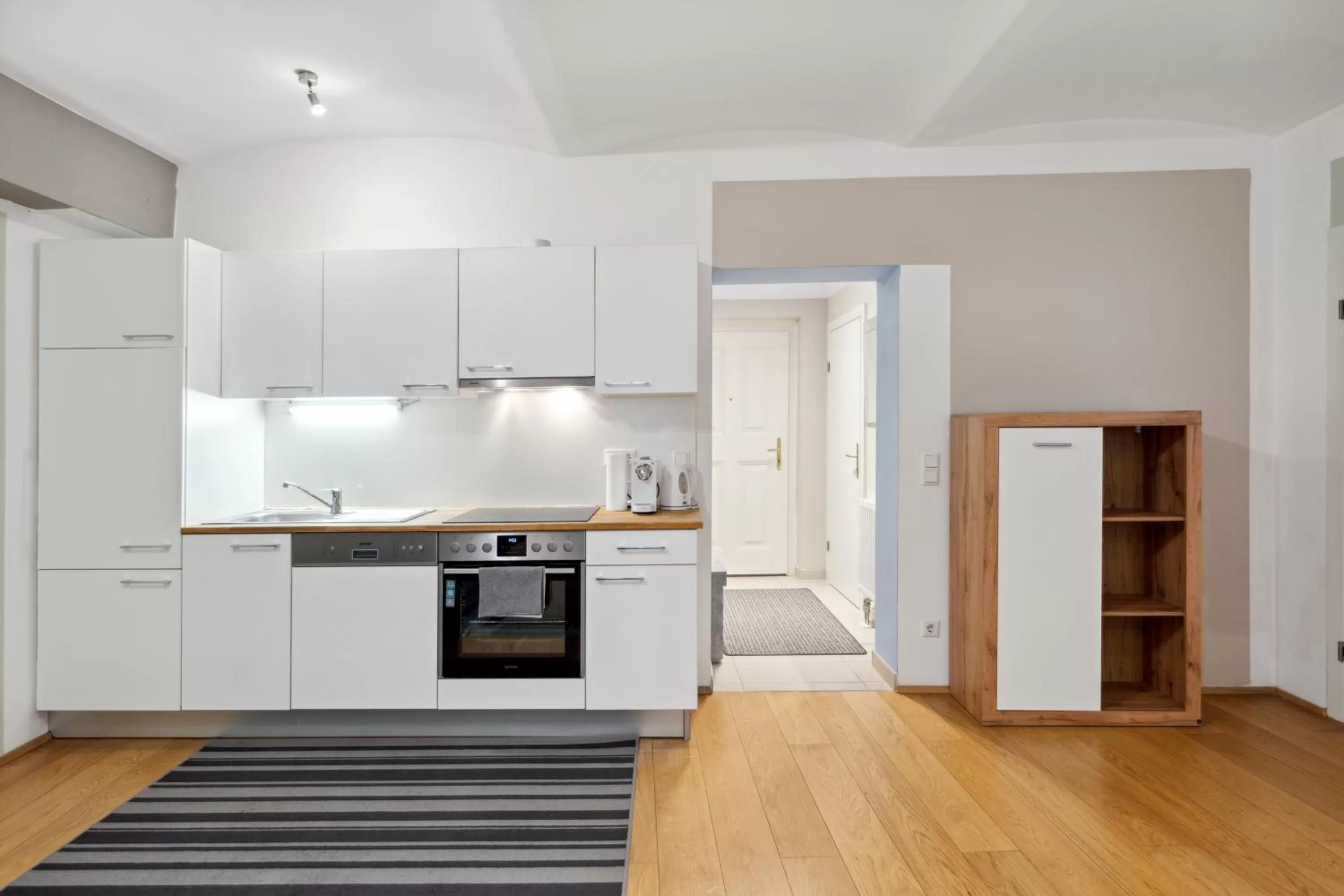 Coffee/tea facilities, Kitchen/Kitchenette in Florian's apartments in Mariahilf Vienna