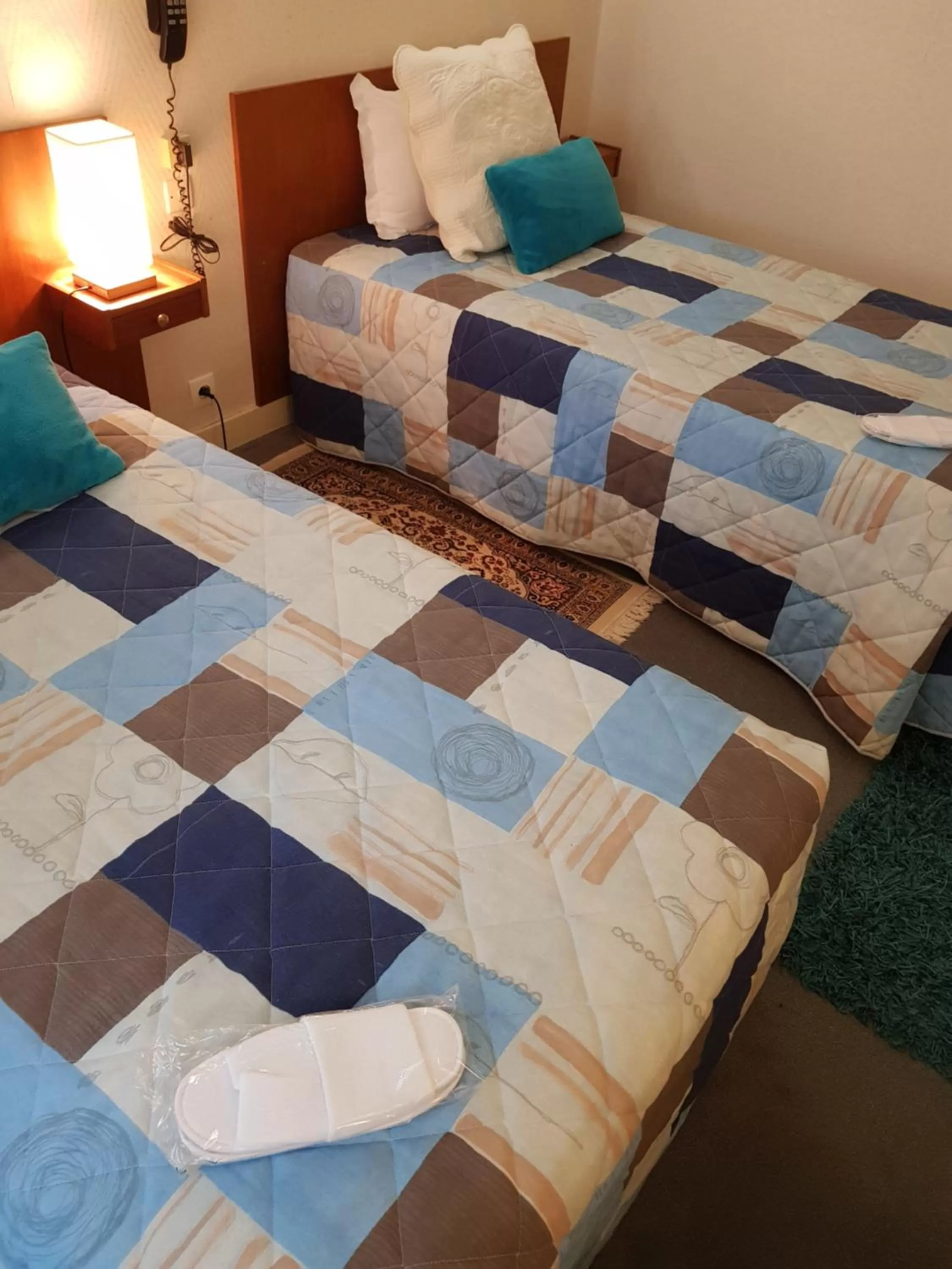 Bed in Hotel Christina