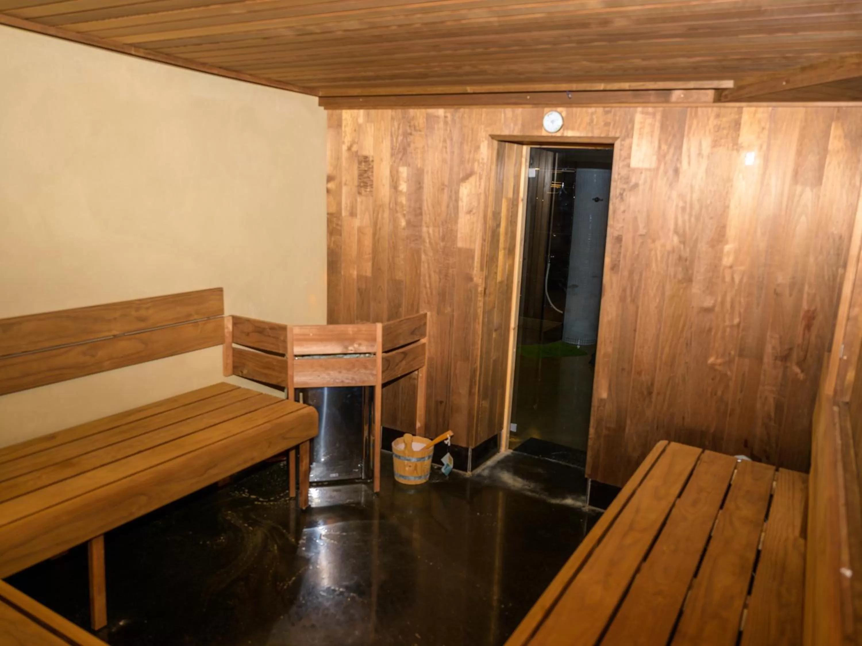 Sauna in B&B Mühlenvilla am Bützower Hafen