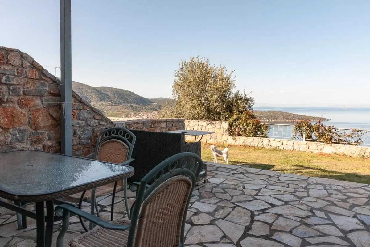 Seating area in Epidavros Seascape