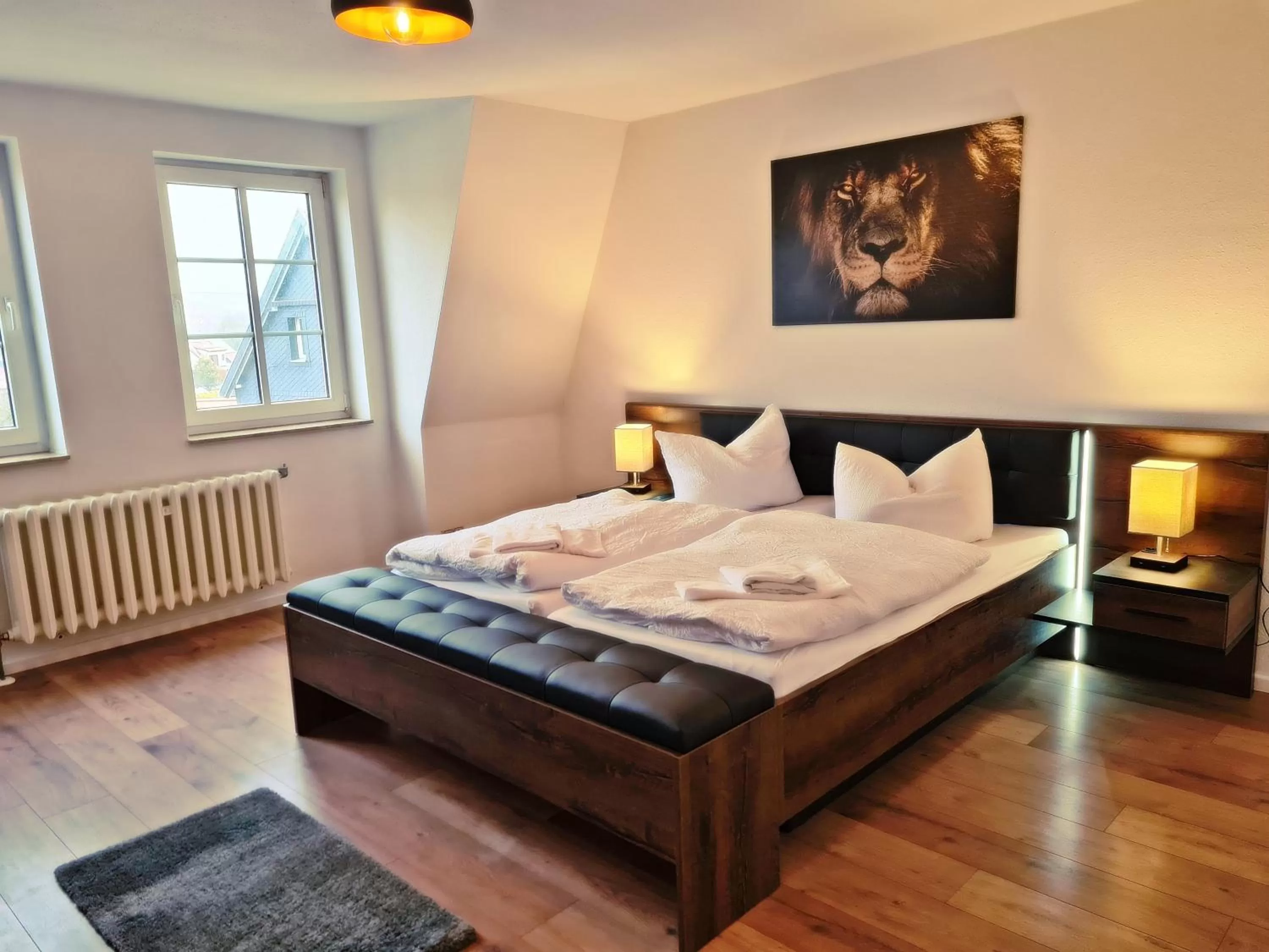 Photo of the whole room, Bed in DM Hotels & Apartments - Hotel Deutsches Haus