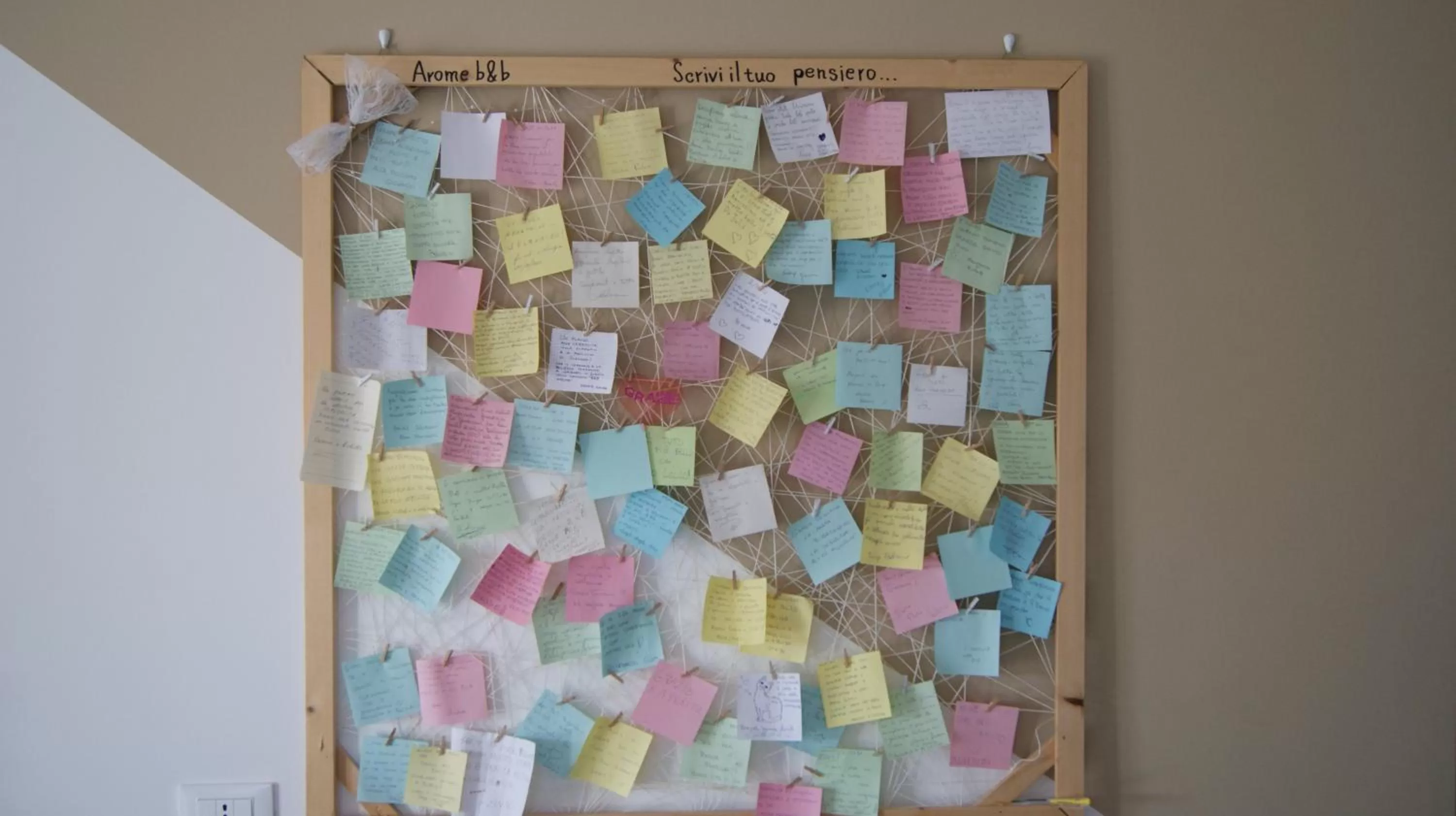 Communal kitchen in Arome B&B