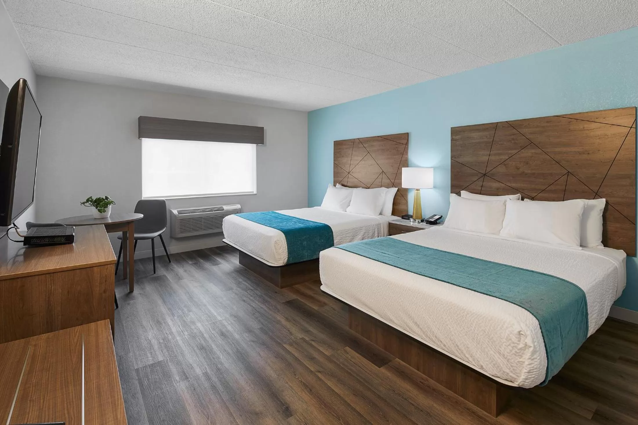 Bed in Hotel Wave at Rehoboth Beach